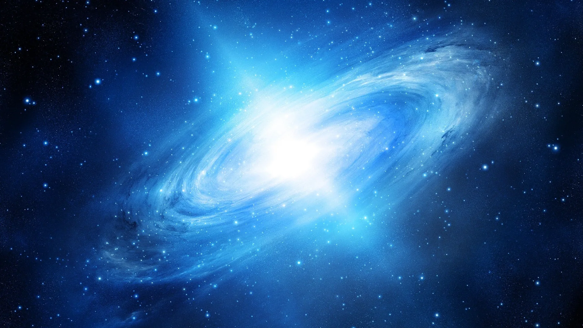 Galassia spirale blu spazio, 2560x1440 1440p, Desktop
