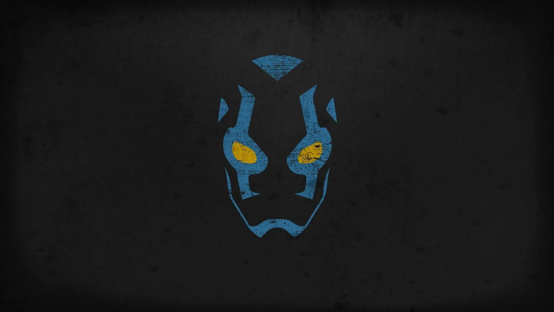 Maschera Blue Beetle minimalista, Jaime Reyes, 1920x1080 1080p, Desktop