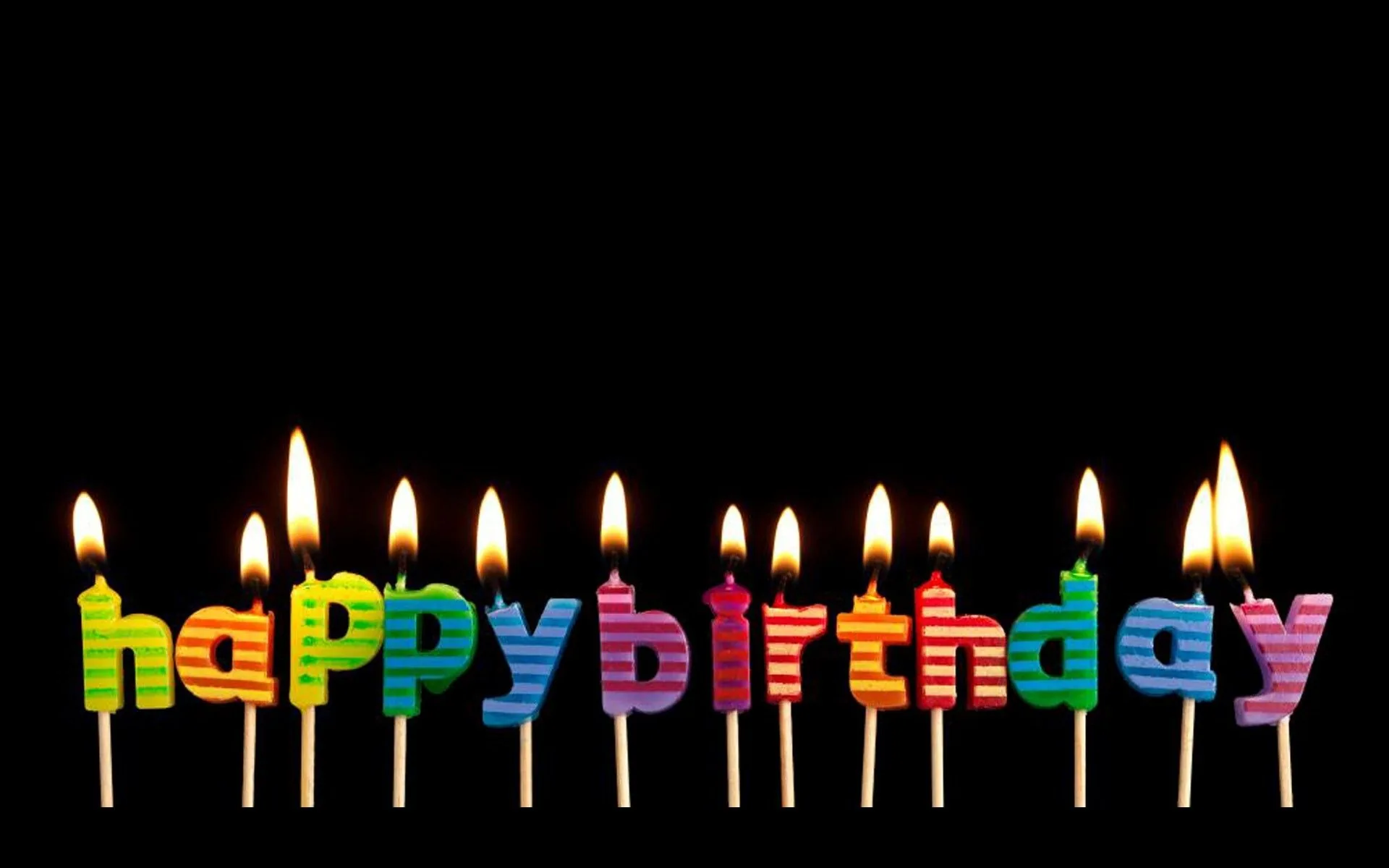 Candeline colorate Happy Birthday, 1920x1200 Full HD+ WUXGA, Monitor Gaming