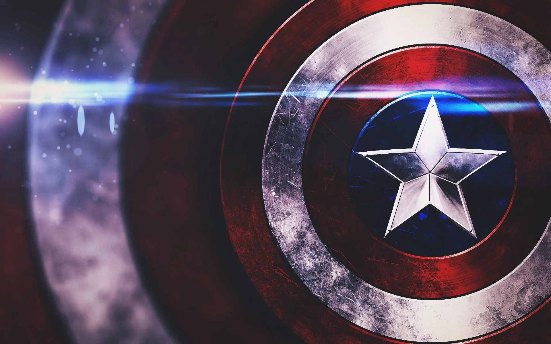 Scudo Captain America stella, Marvel, 1920x1200 Full HD+ WUXGA, PC Desktop