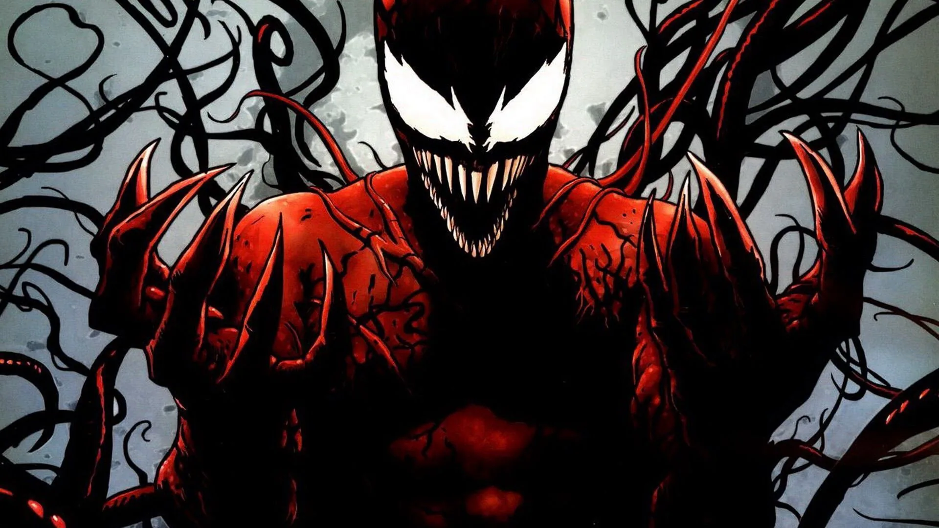 Carnage Marvel personaggio rosso, supereroi, 1920x1080 Full HD, Desktop