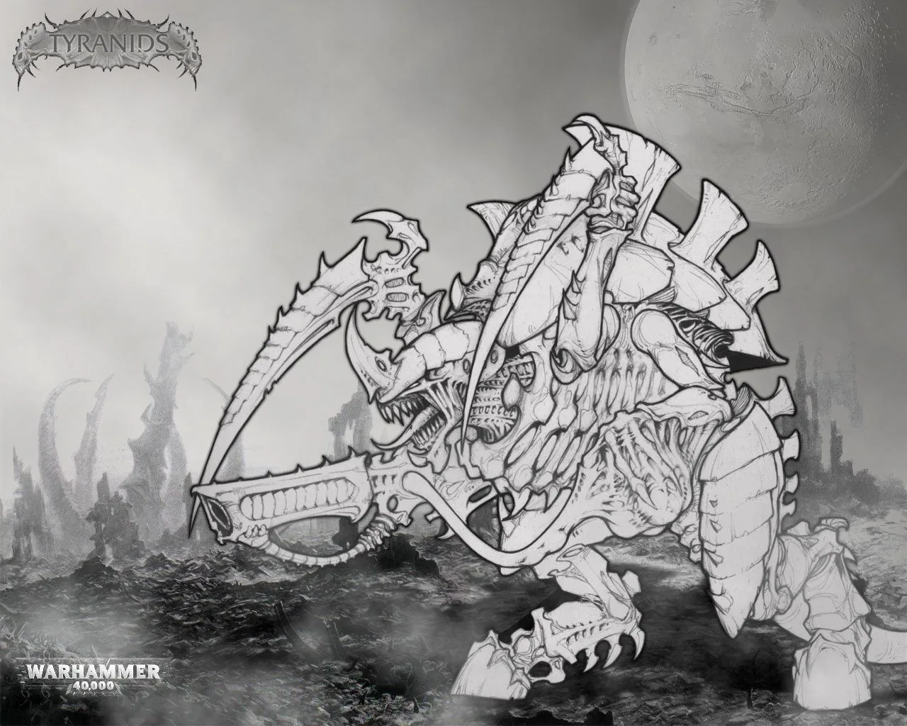 Carnifex Warhammer 40k mostro, 1280x1024 HD, Desktop