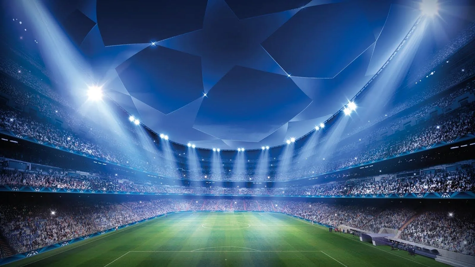 Stadio calcio Champions League notte, 1600x900 900p, iMac