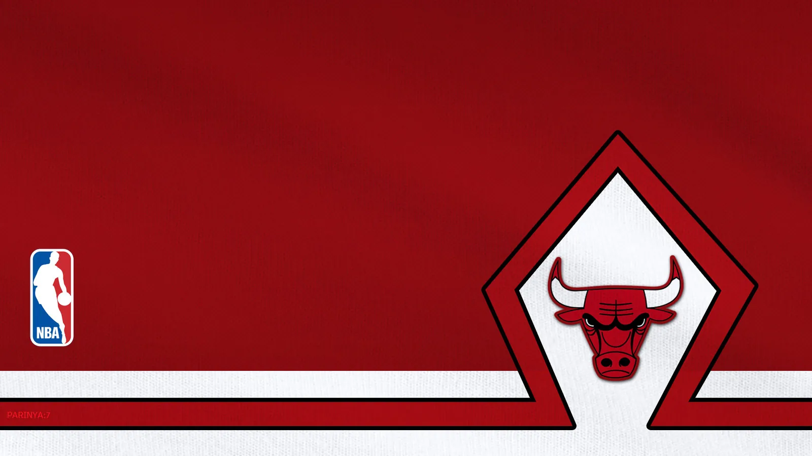 Logo Chicago Bulls NBA, basket americano, 1600x900 HD, Laptop