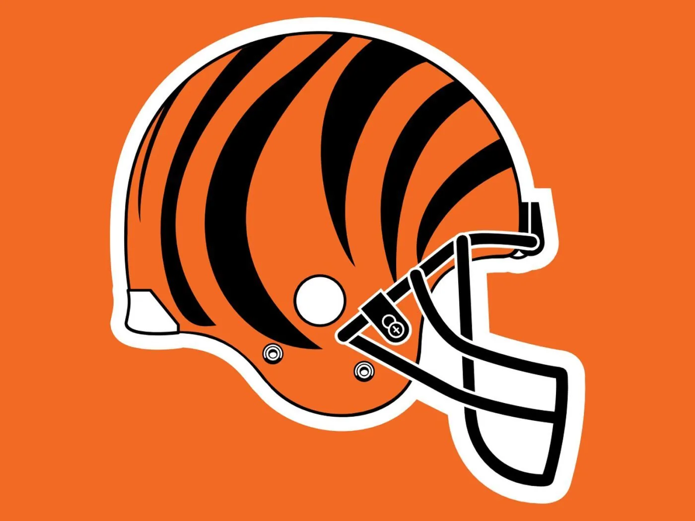 Casco Cincinnati Bengals NFL, football americano, 1400x1050 HD, Desktop