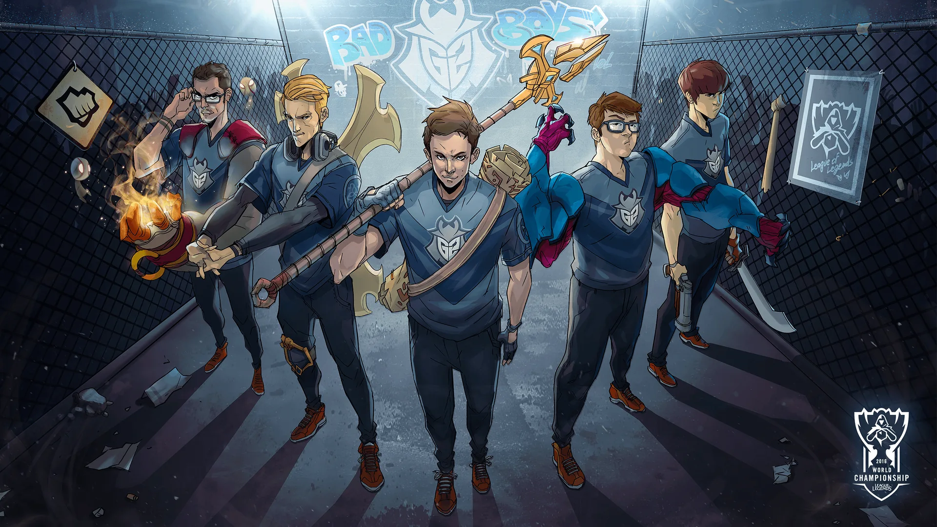 Cloud9 di League of Legends, Riot Games, 2560x1440 2K QHD, PC
