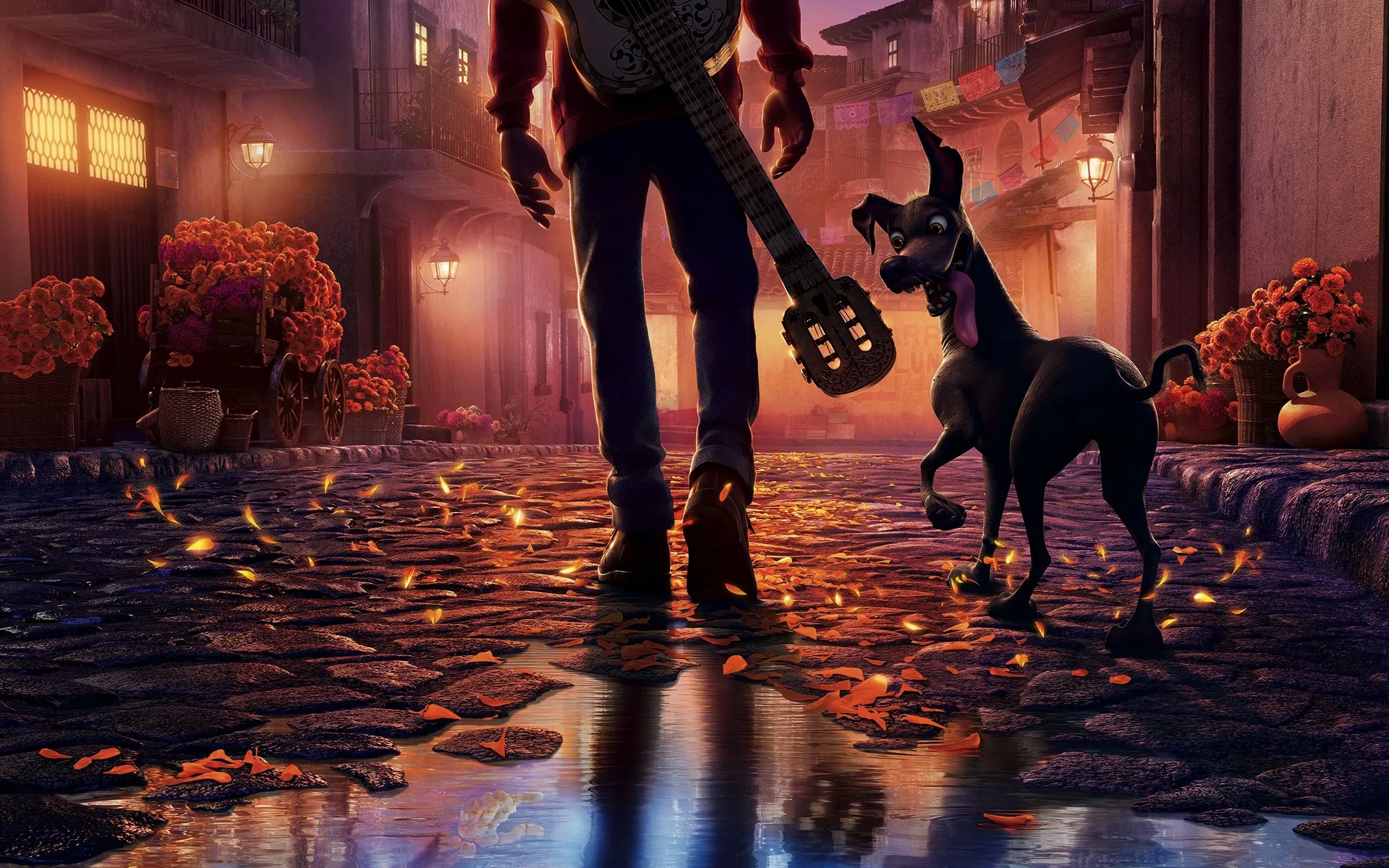Coco Pixar, Miguel e cane Dante, film Pixar, 2560x1600 WQXGA, PC