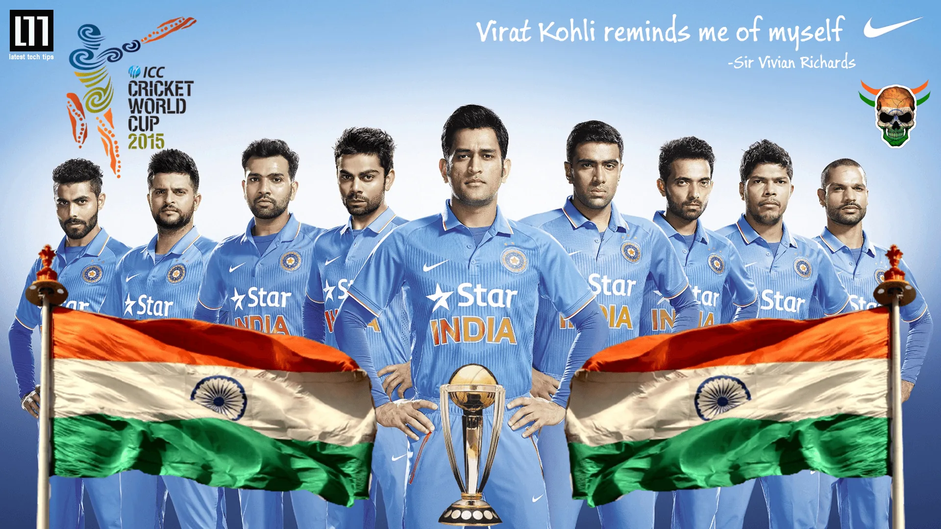 Squadra cricket India ICC 2015, 1920x1080 1080p, Desktop