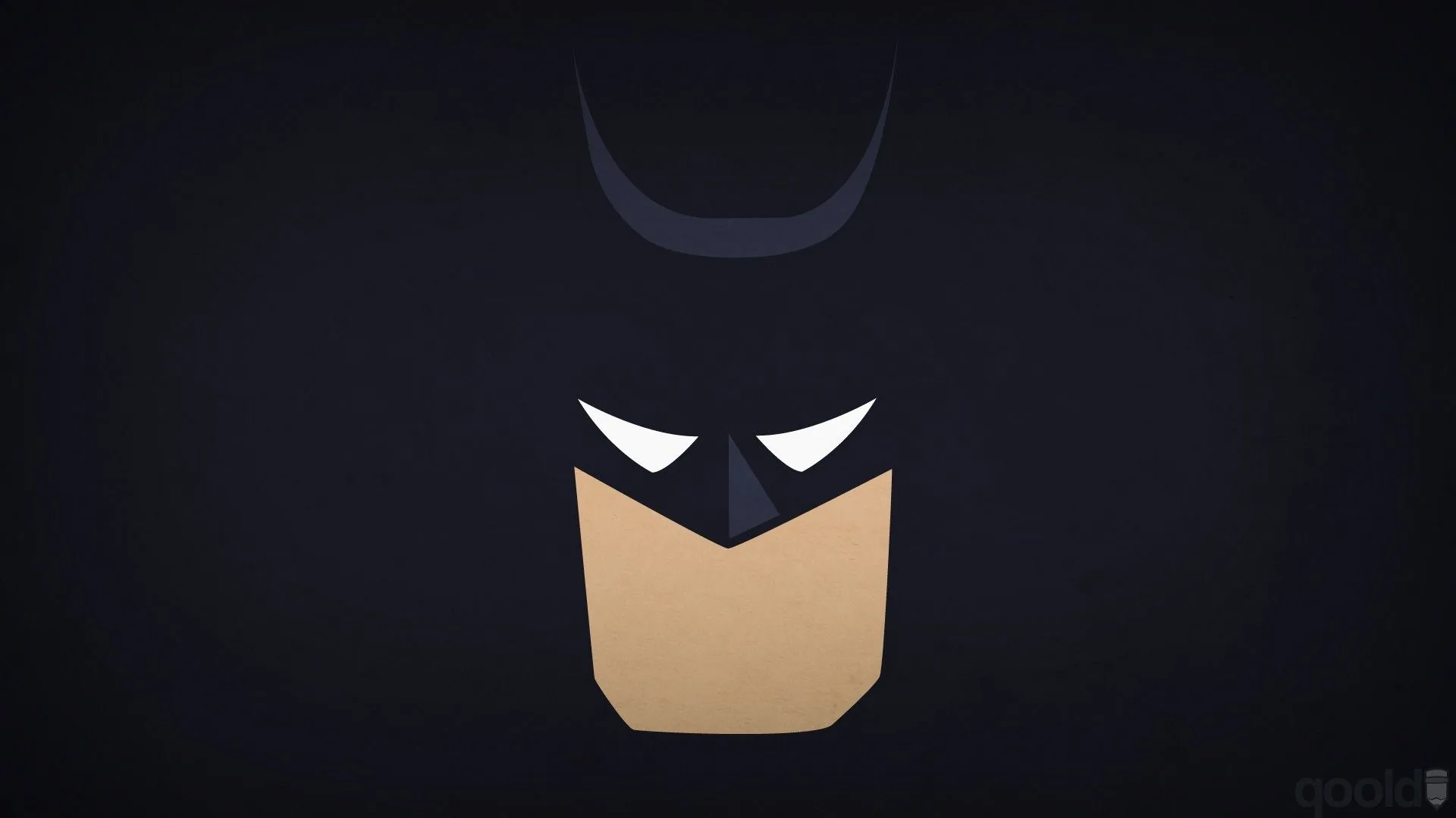 Batman minimalista maschera scura, 1920x1080 Full HD, PC