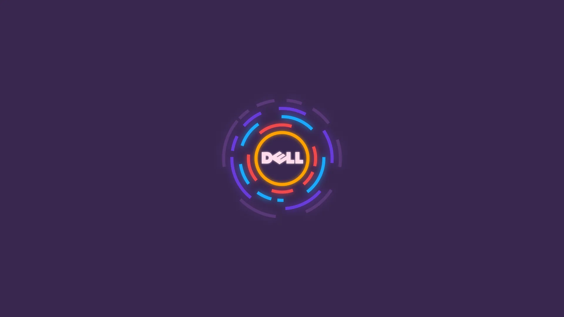 Logo Dell minimalista viola, 2560x1440 1440p, Desktop