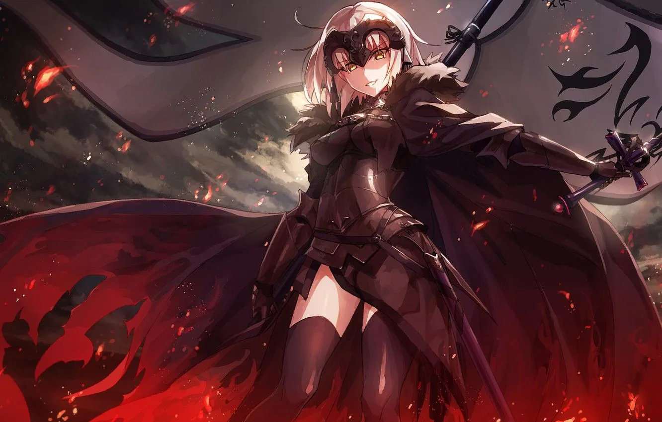 Ragazza guerriera con spada, Fate Grand Order, 1332x850 HD, Desktop