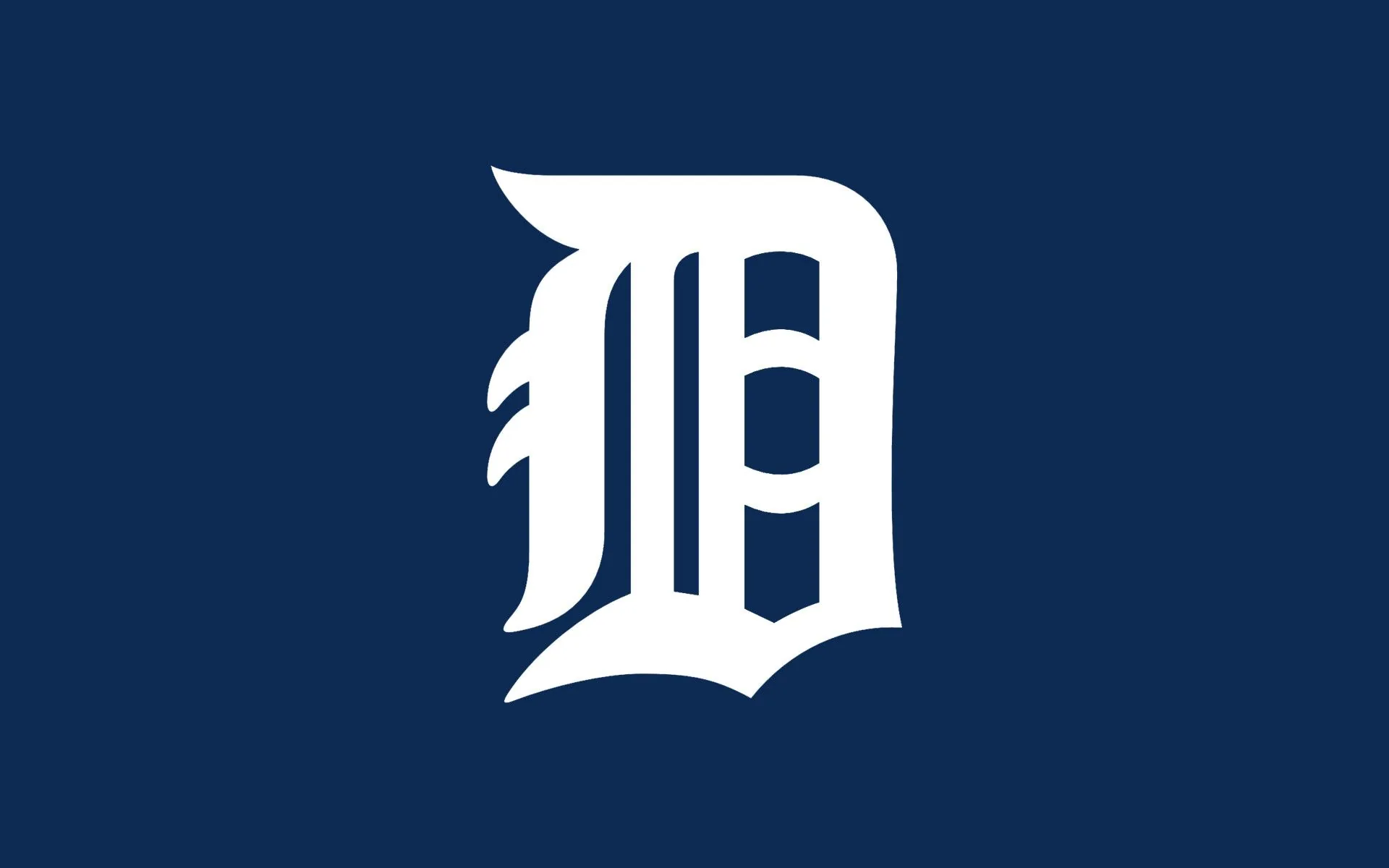 Logo Detroit Tigers su blu, baseball, 1920x1200 Full HD+ WUXGA, Laptop