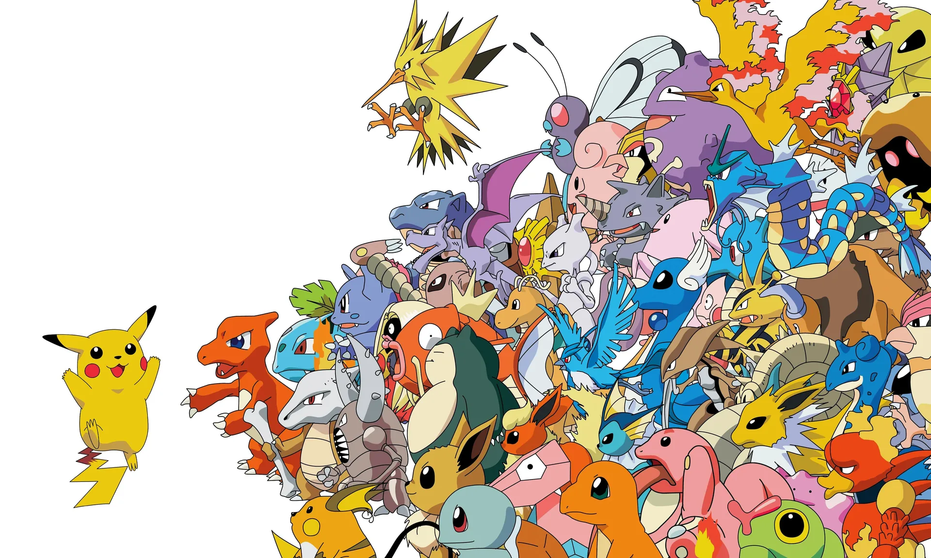 Gruppo Pokémon prima generazione, 4724x2835 4K Ultra HD, Monitor 4K