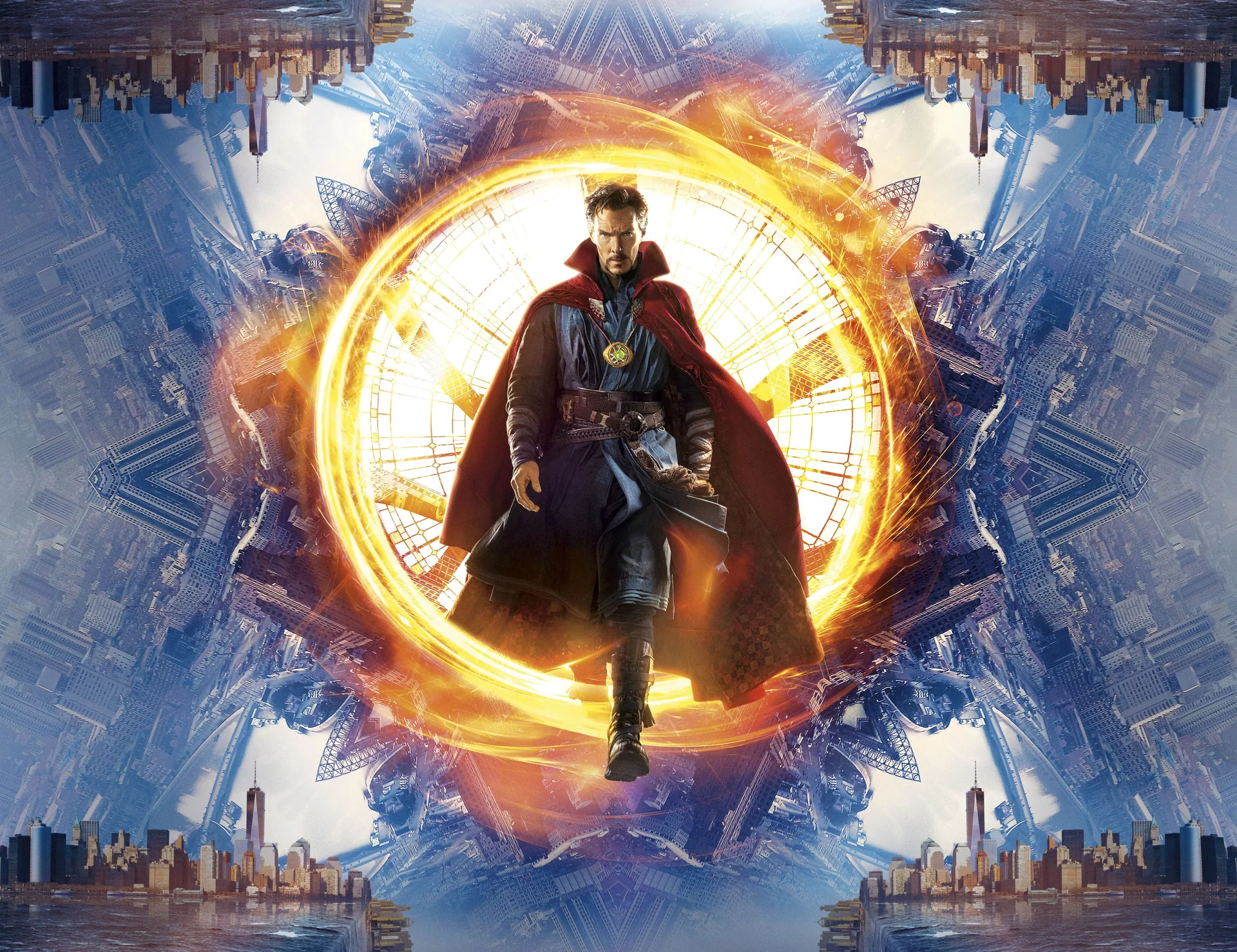 Doctor Strange portale mistico arancione, Stephen Strange, 3900x3000 Ultra HD, PC