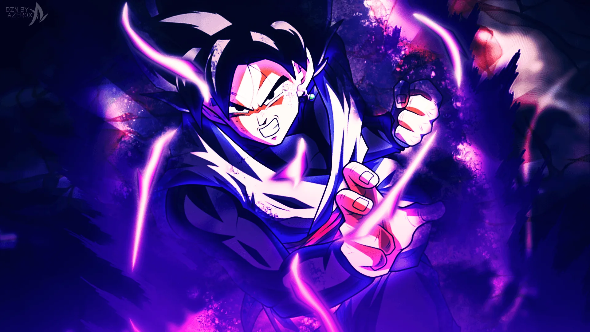 Goku Black aura viola, Saiyan, 1920x1080 1080p, Laptop