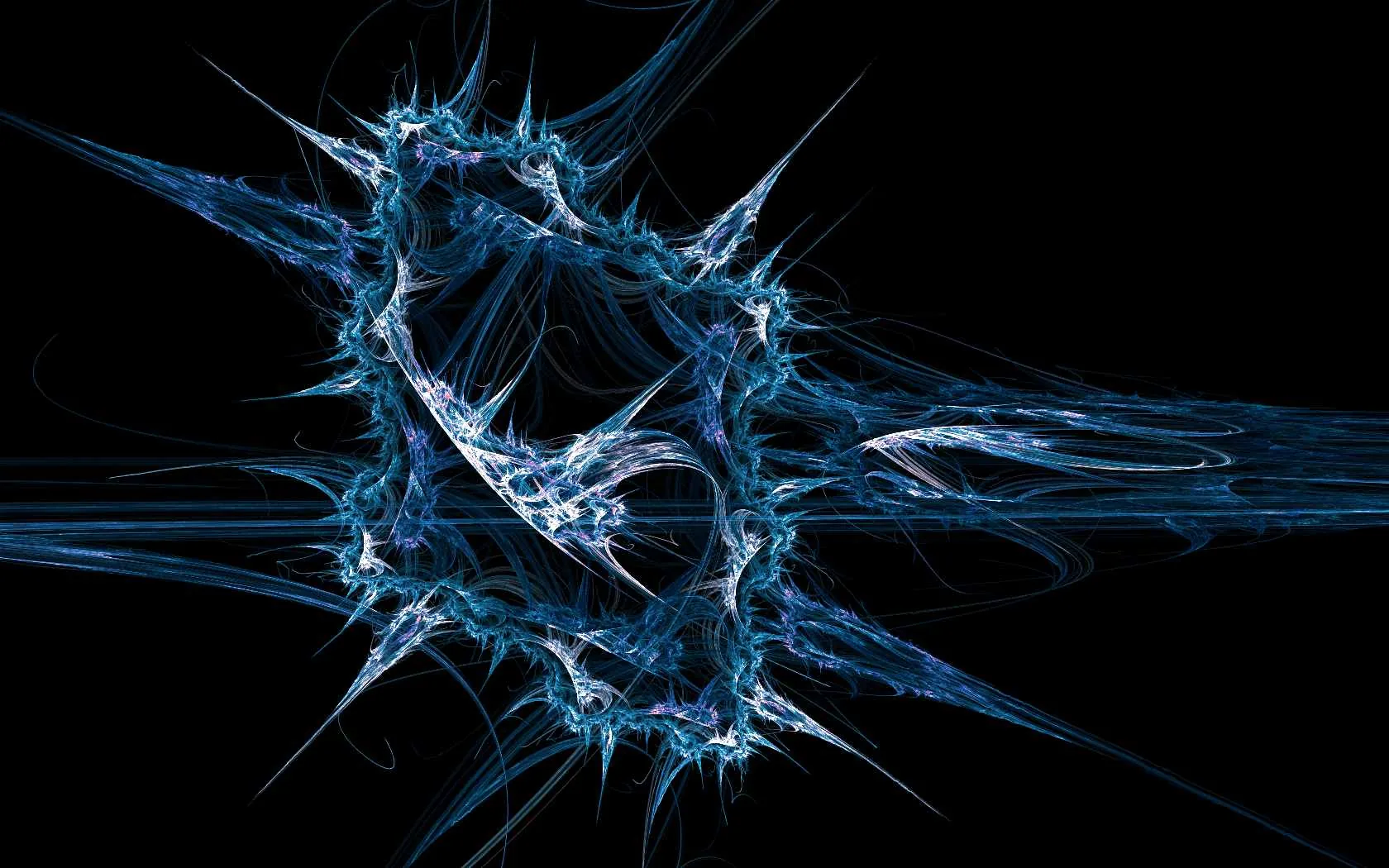 Frattale energia blu astratto, 1680x1050 HD, Lenovo Legion