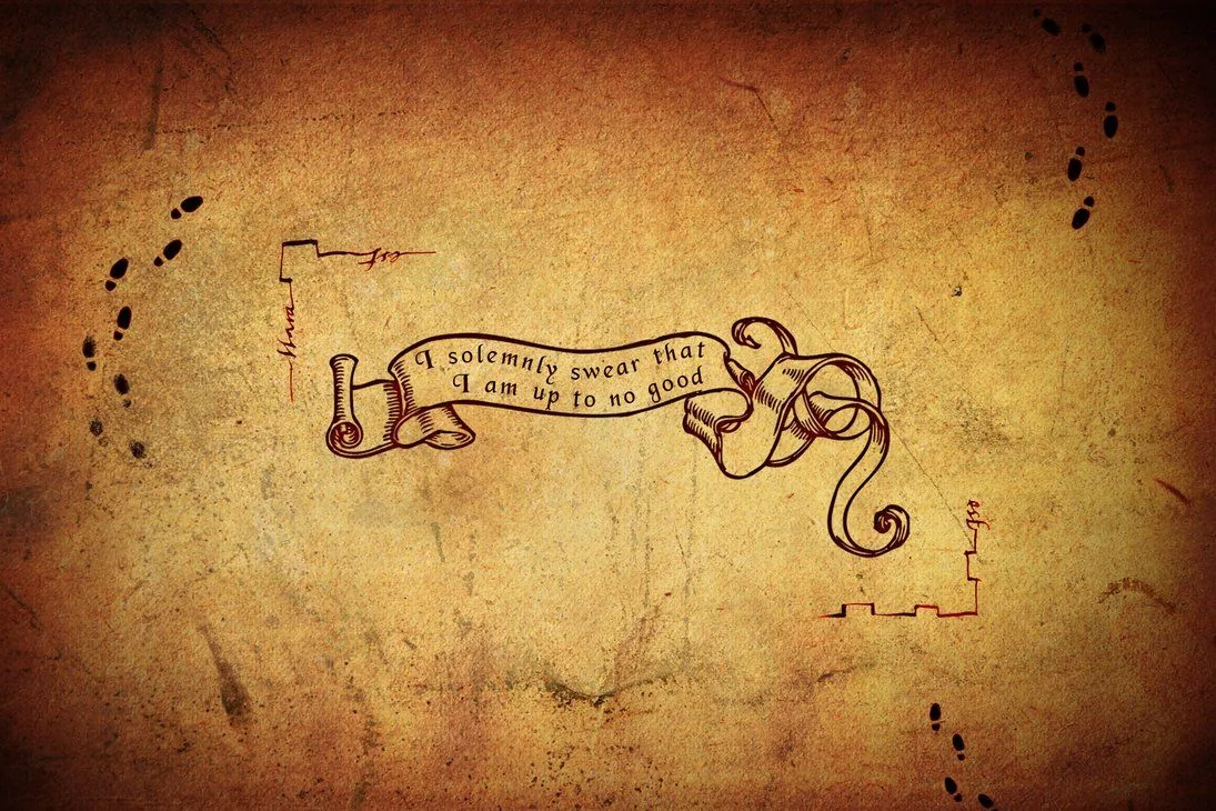 Mappa del Malandrino Harry Potter, 1095x730 HD, PC Desktop