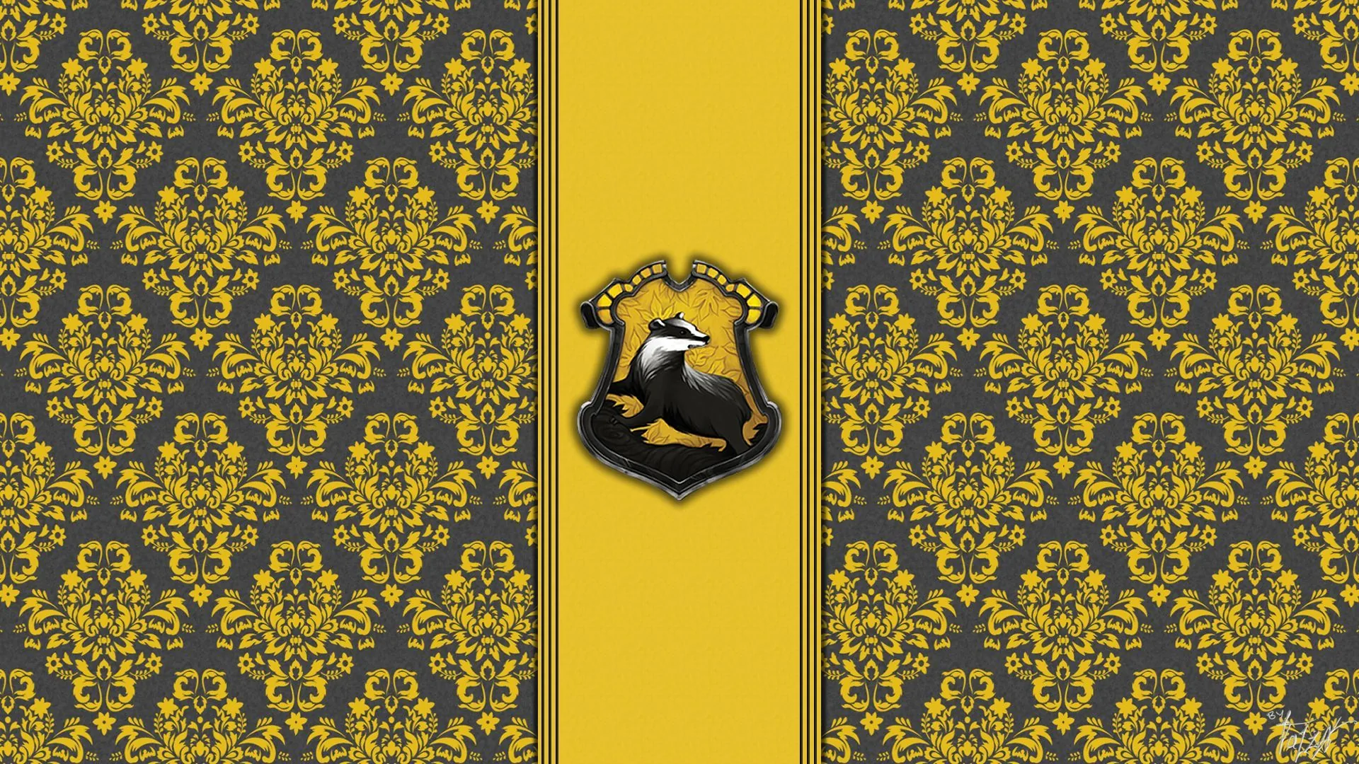 Stemma Tassorosso Hogwarts, 1920x1080 Full HD, PC Desktop
