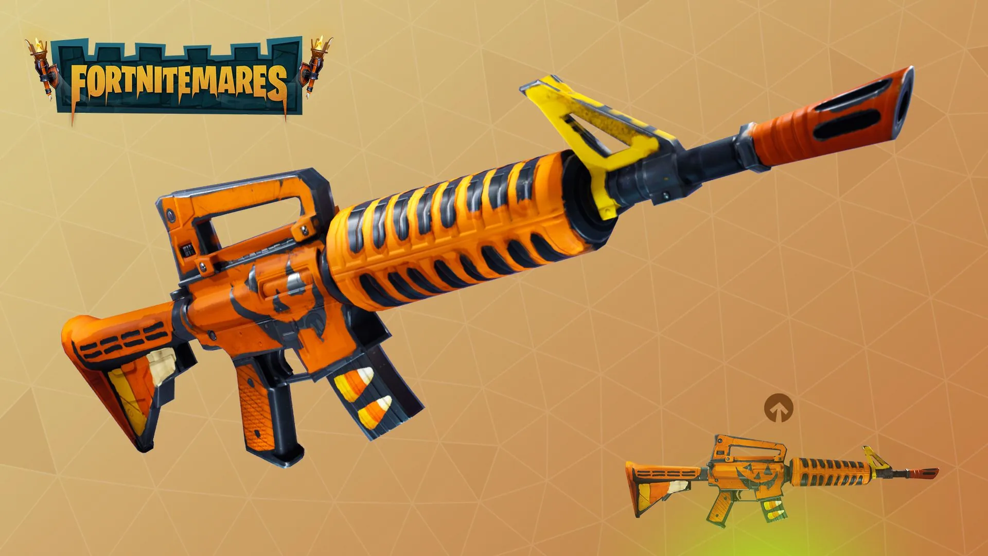 Fucile arancione Fortnitemares, 1920x1080 Full HD, Laptop