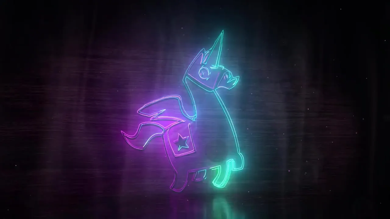 Lama neon Fortnite, 1280x720 720p, iMac