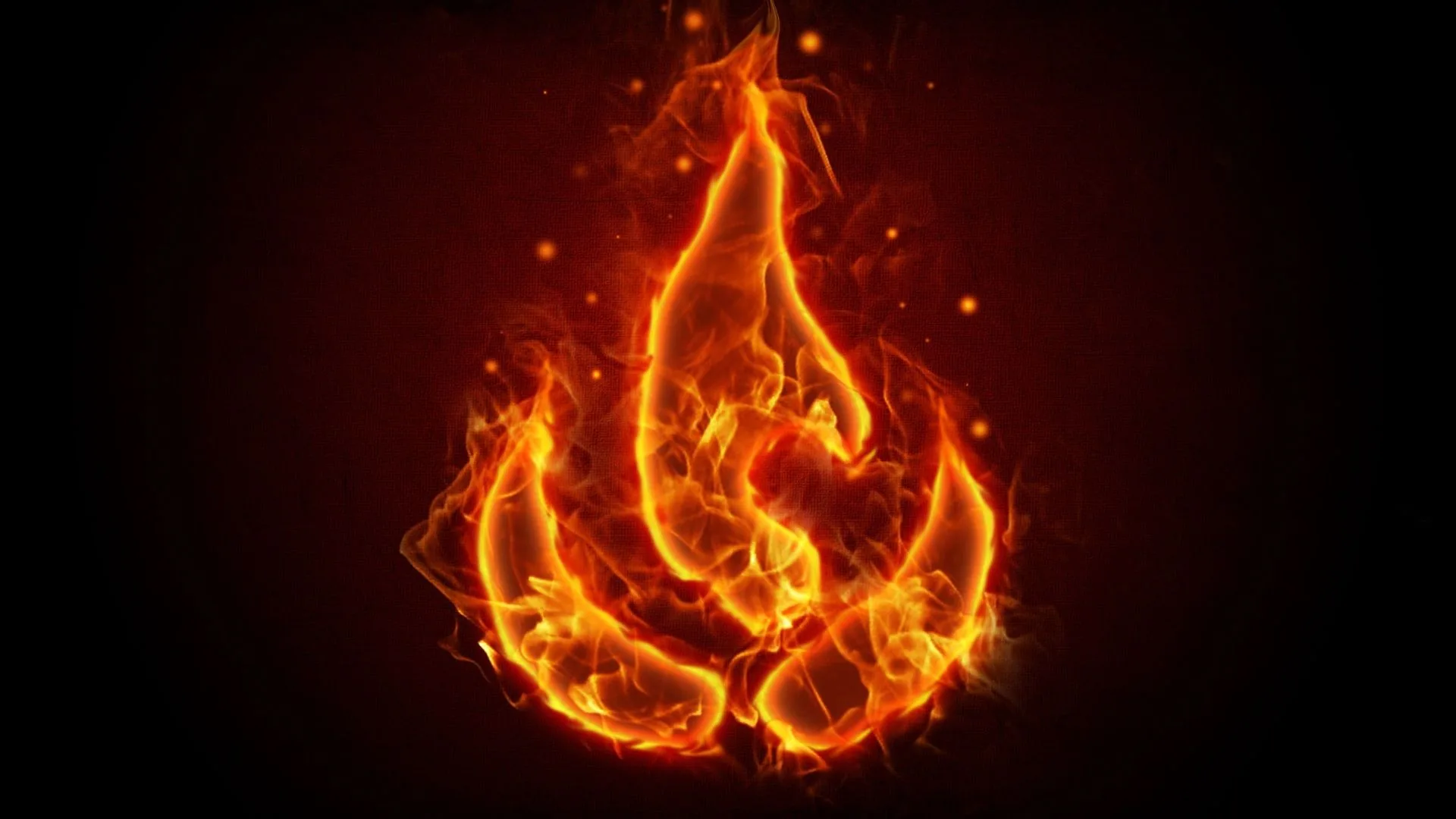 Fiamma di fuoco astratta, 1920x1080 Full HD, PC