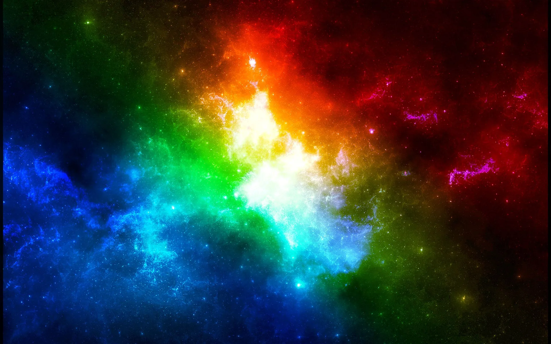 Galassia colorata arcobaleno, 2560x1600 2K+, Desktop
