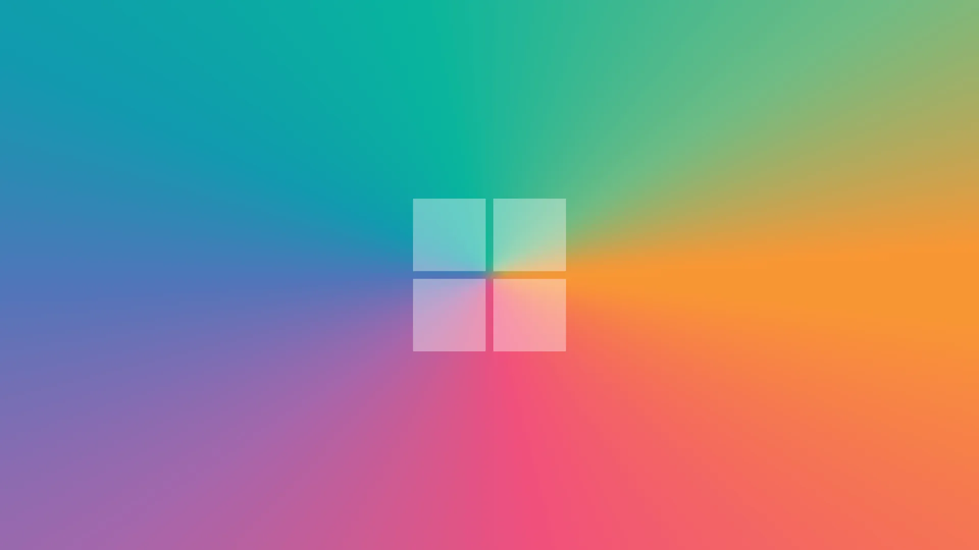 Logo Windows gradiente colorato, sistema operativo Microsoft, 3840x2160 UHD, Monitor Gaming