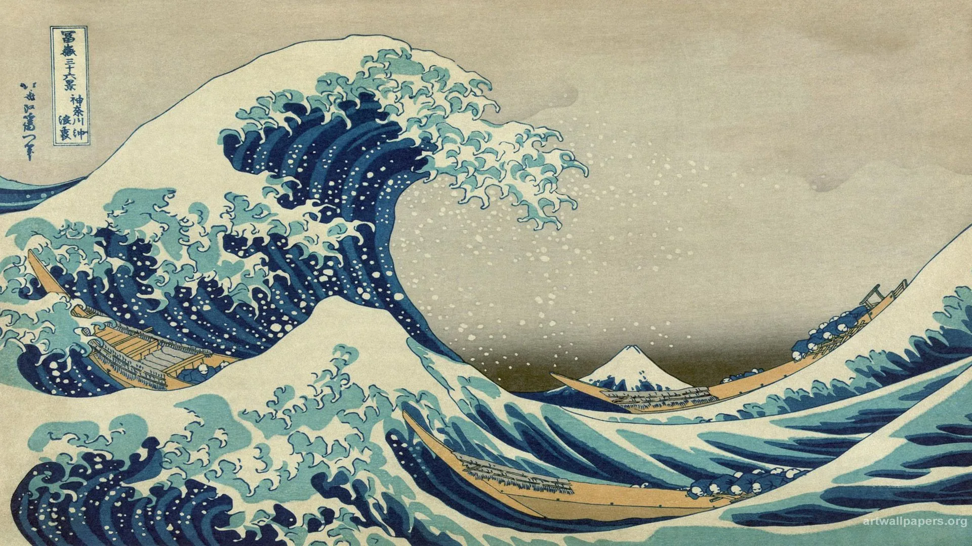 Grande onda di Kanagawa, 1920x1080 1080p, Monitor Gaming