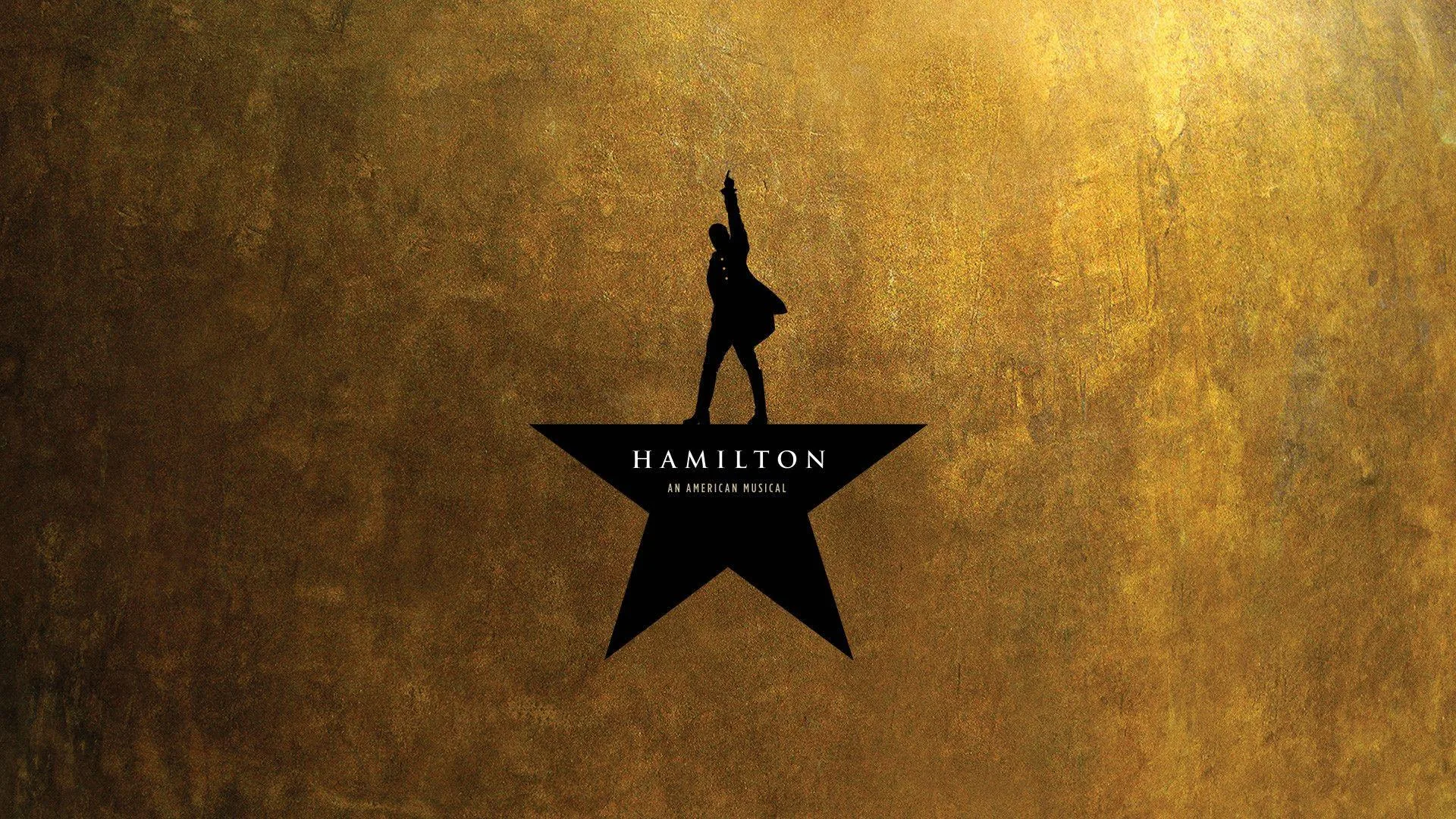 Logo musical Hamilton stella dorata, 1920x1080 1080p, PC Desktop