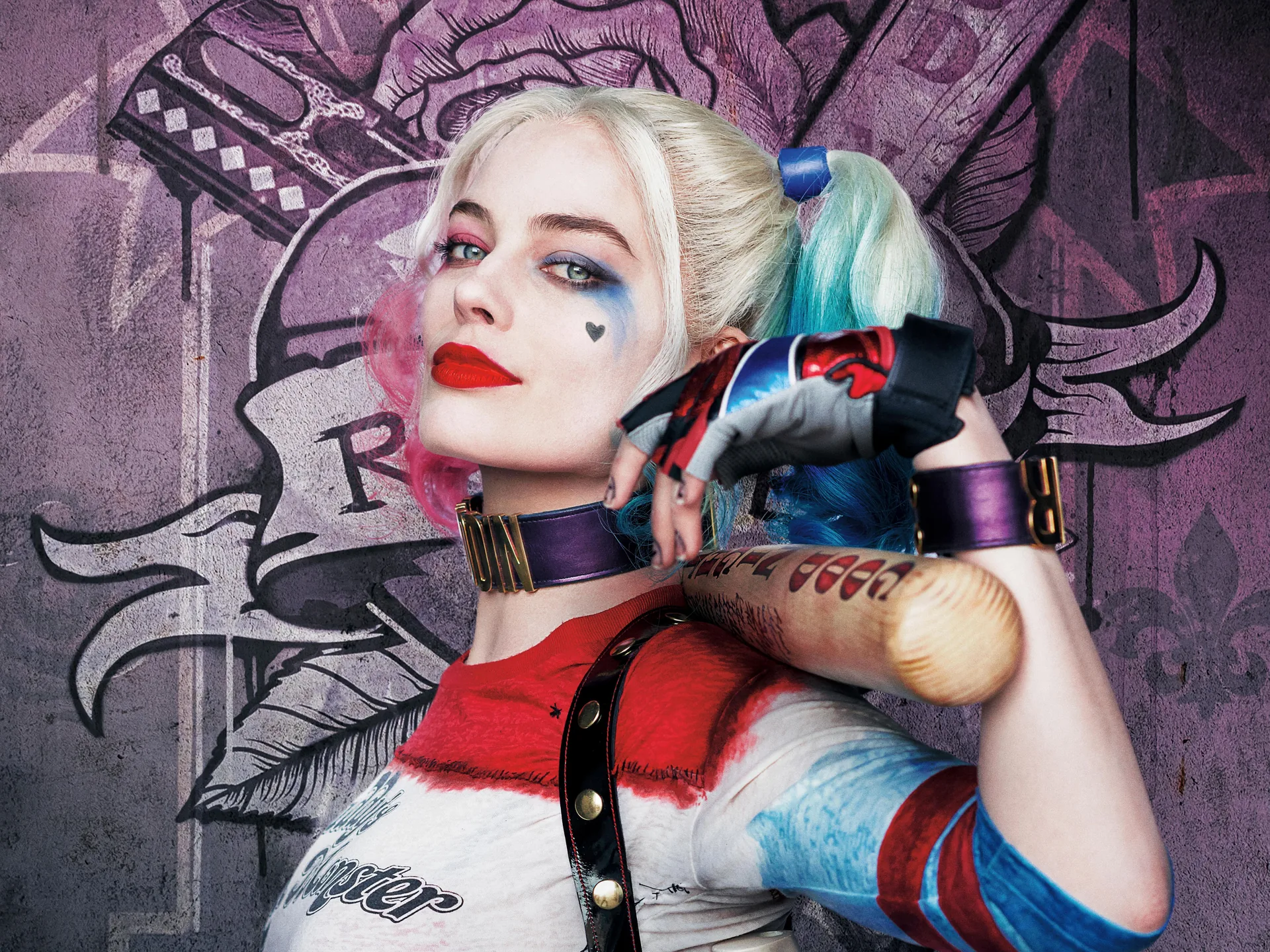 Harley Quinn con mazza da baseball, 5063x3797 4K, Smart TV 4K
