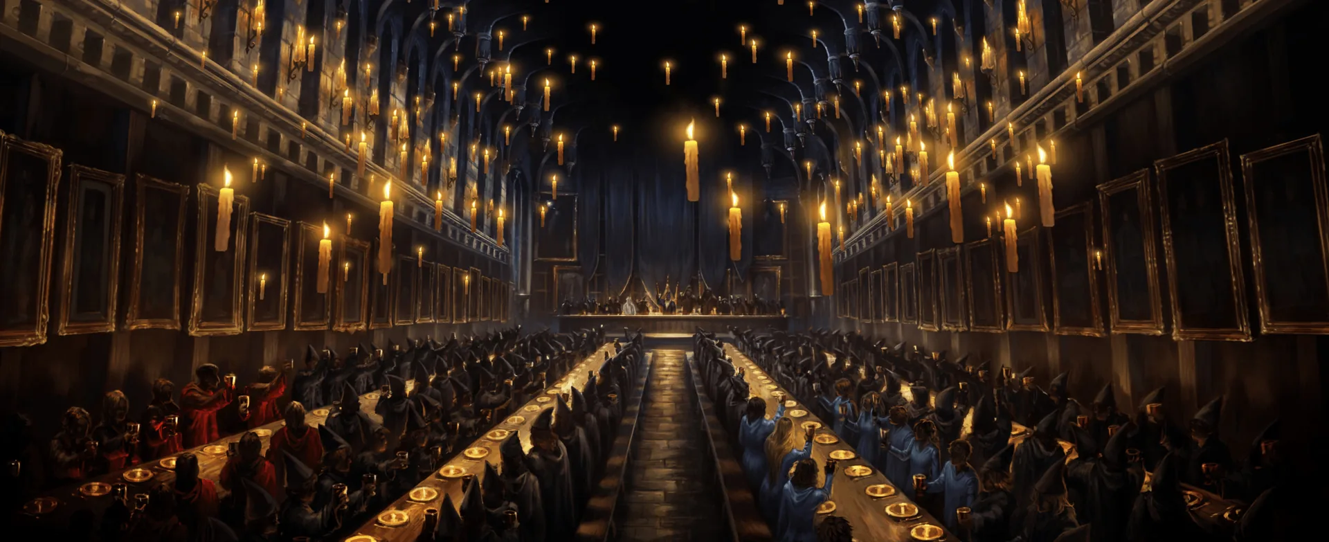 Castello Hogwarts di notte, scuola di magia, 1536x2732 Verticale, Mobile