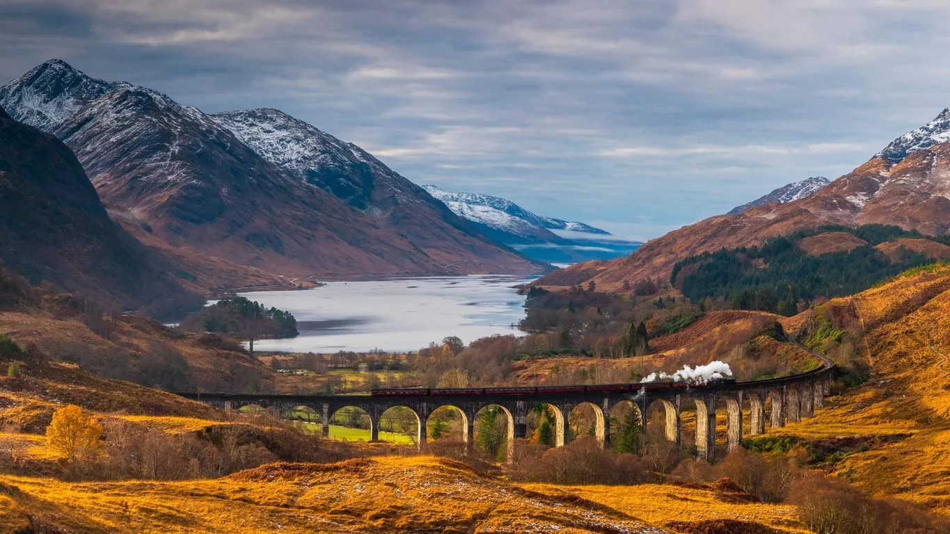 Viadotto di Glenfinnan Scozia, 1365x768 720p, PC