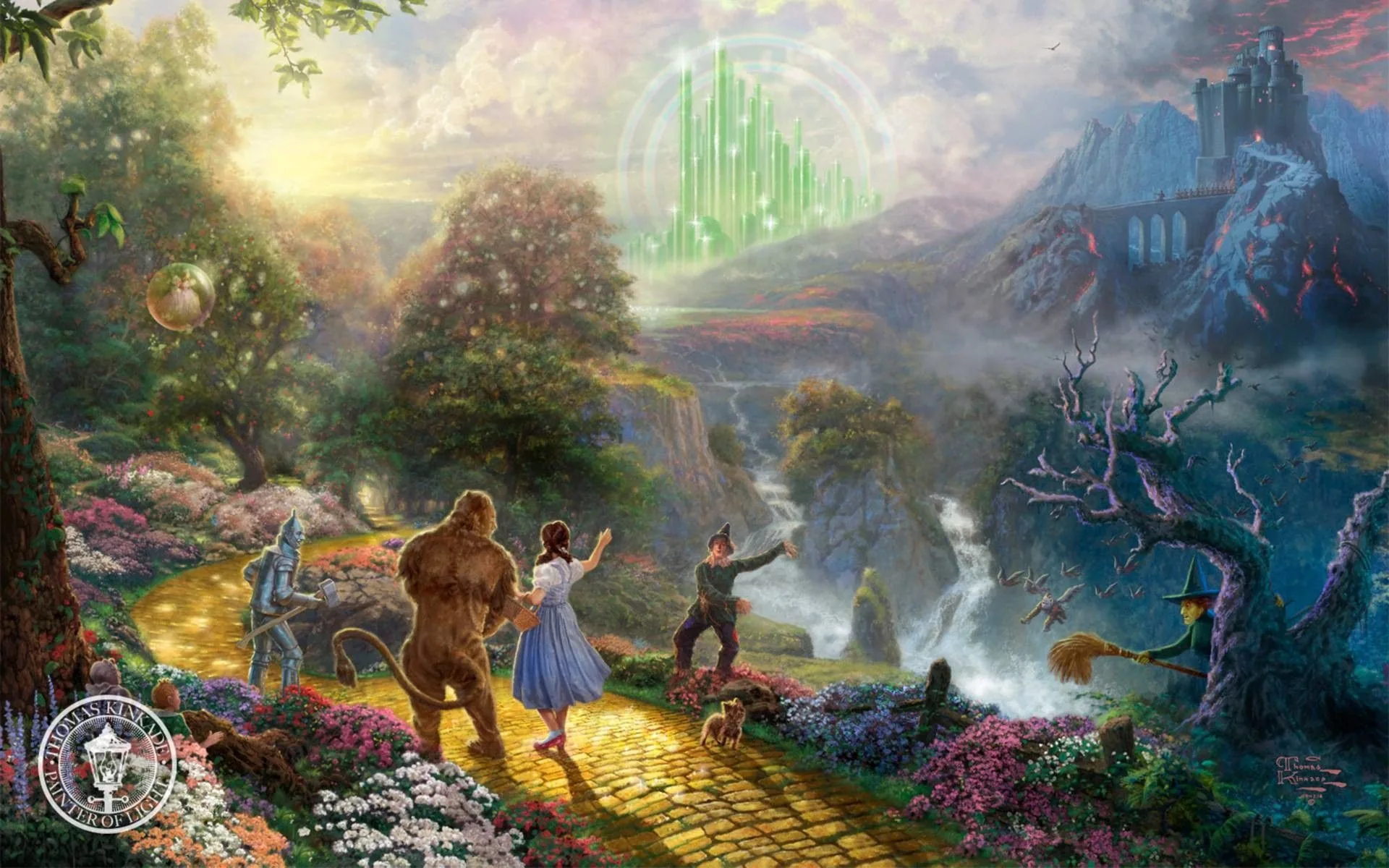 Il Mago di Oz, città smeraldo, 1920x1200 WUXGA, Desktop