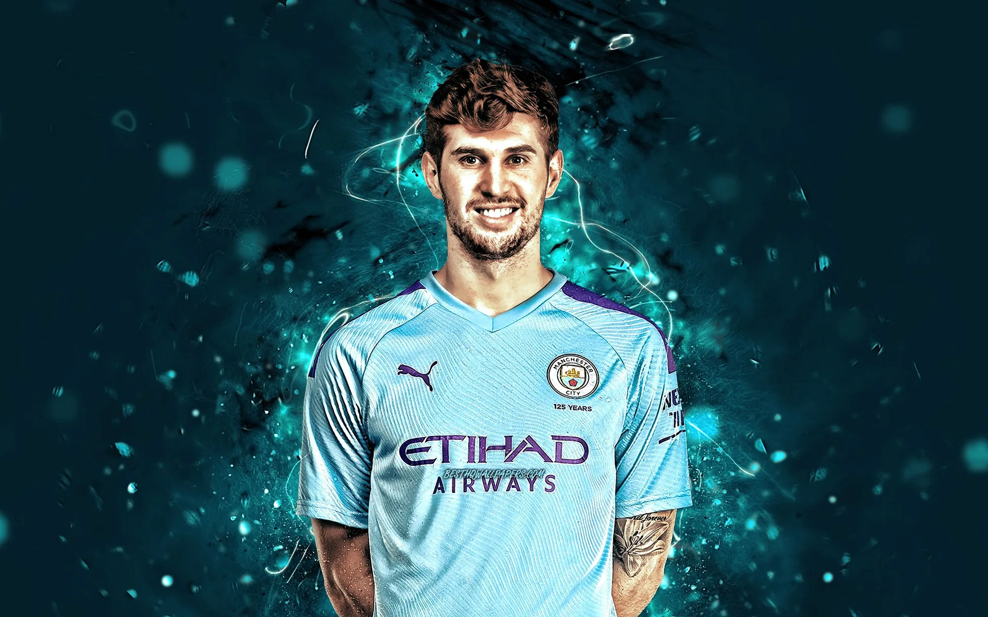 John Stones Manchester City calciatore, 2880x1800 WQXGA, Laptop