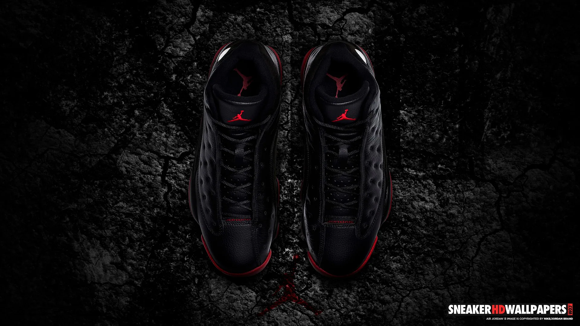 Jordan Retro 13 nera rossa, 1920x1080 Full HD 1080p, Desktop