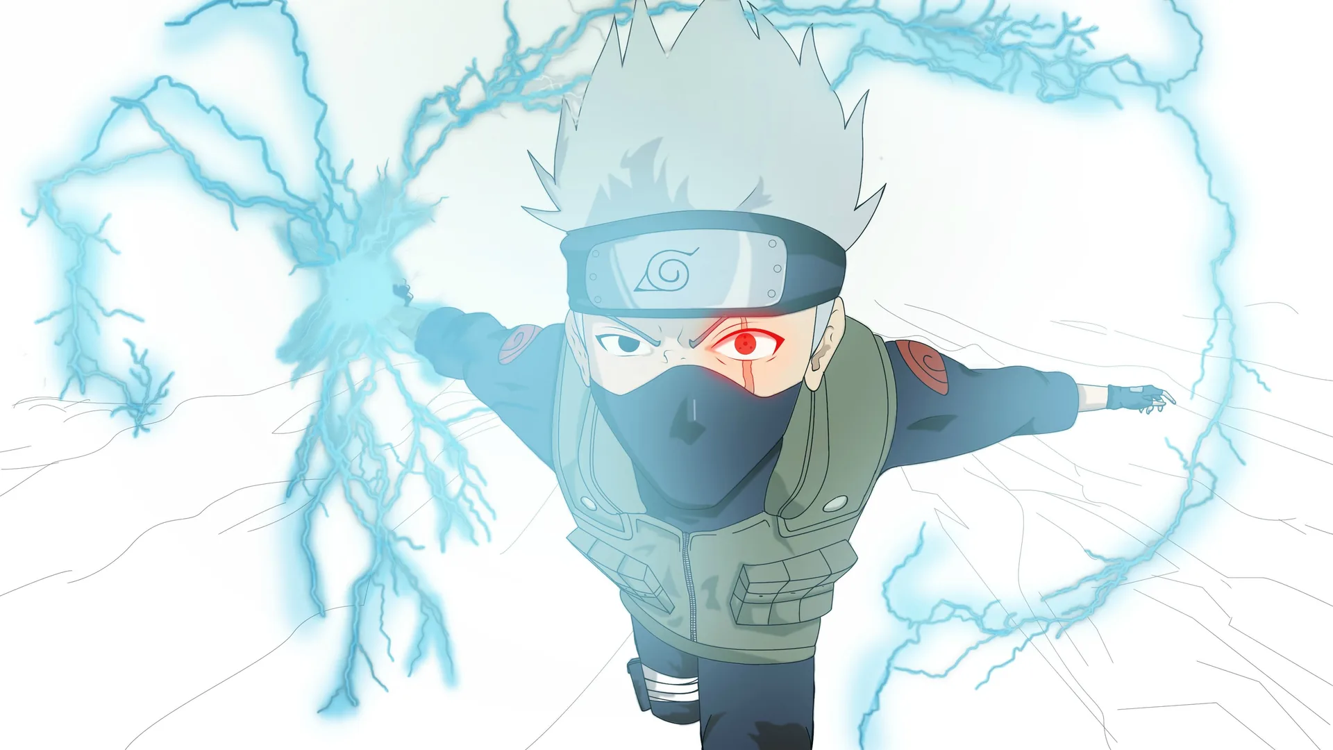 Kakashi Lightning Blade Naruto, Konoha, 4608x2592 UHD, PC 4K