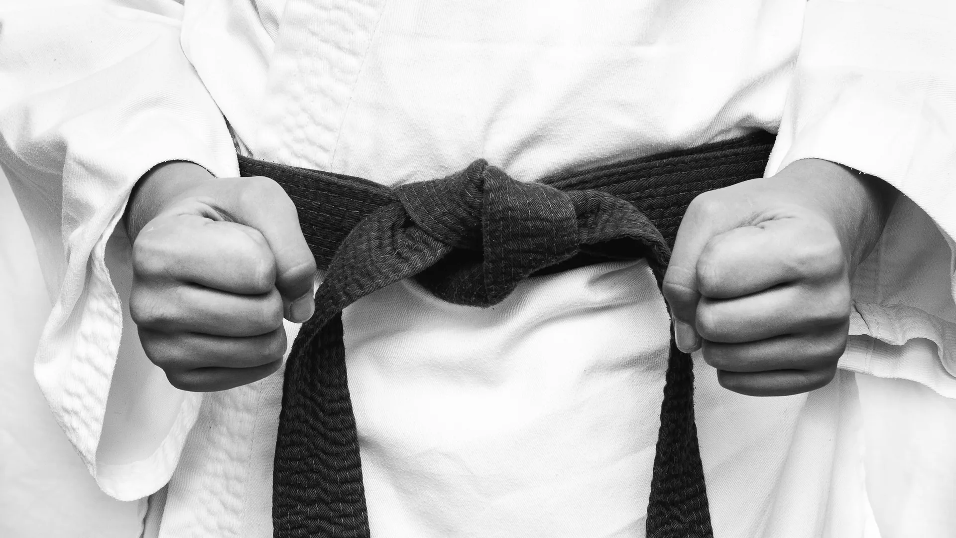 Cintura nera karate bianco/nero, 2048x1152 Hi-Res, Desktop