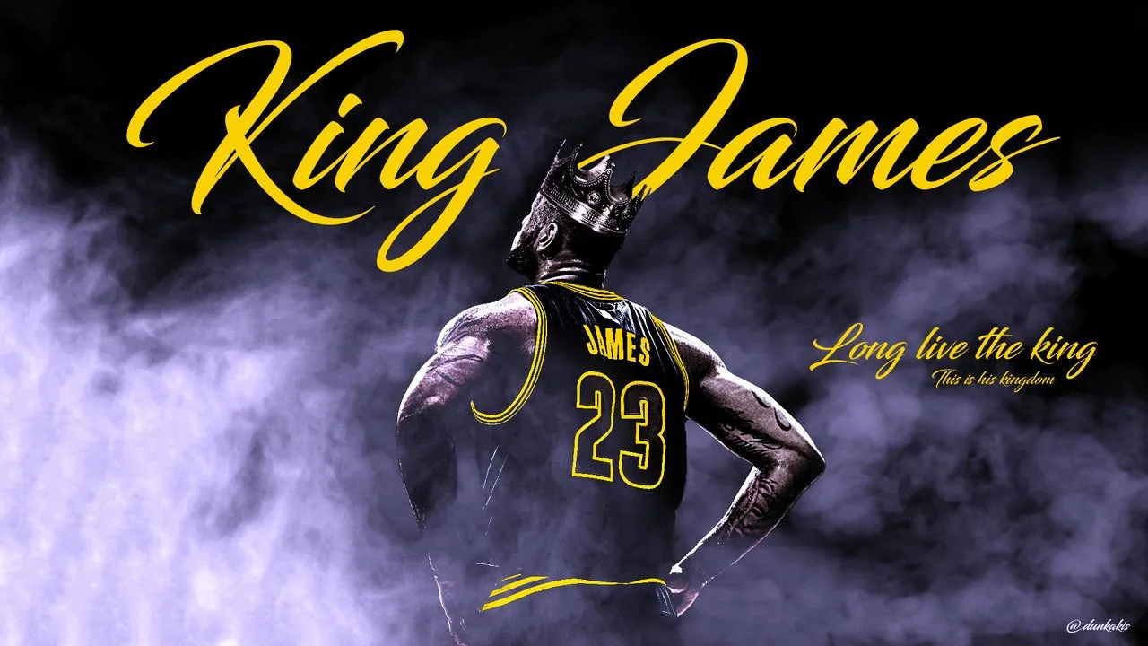 LeBron James corona King James, NBA, 1280x720 HD, Desktop