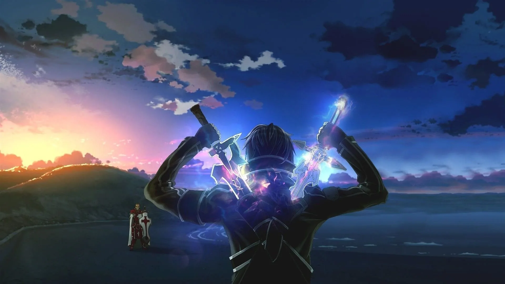 Kirito spade energia tramonto, 1920x1080 Full HD 1080p, PC Desktop