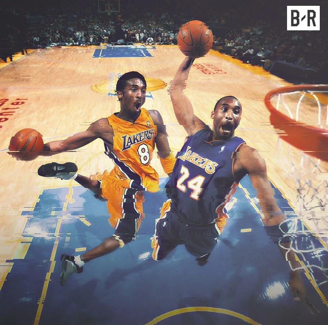 Kobe Bryant Lakers dunk, Los Angeles Lakers, 1080x1070 HD, Desktop