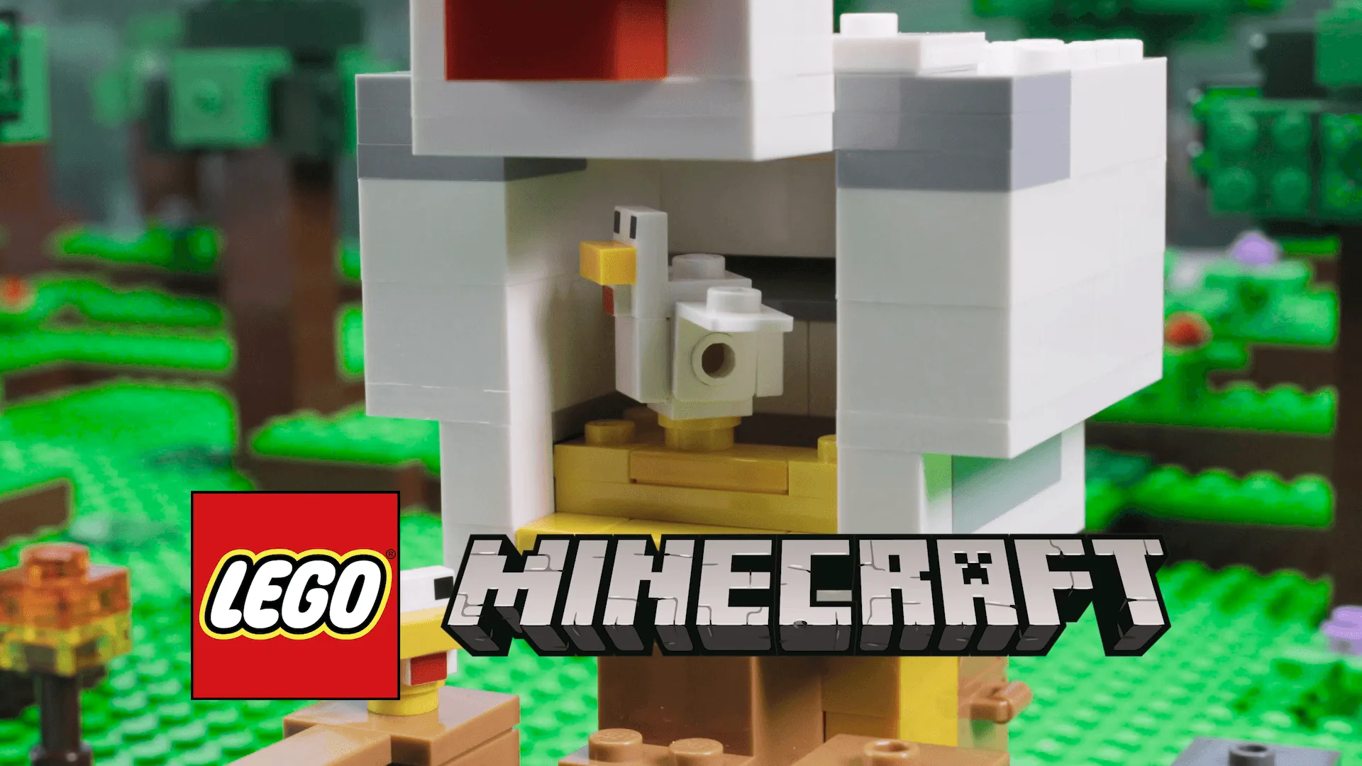 LEGO Minecraft casa Iron Golem, gioco sandbox, 1920x1080 Full HD, Desktop