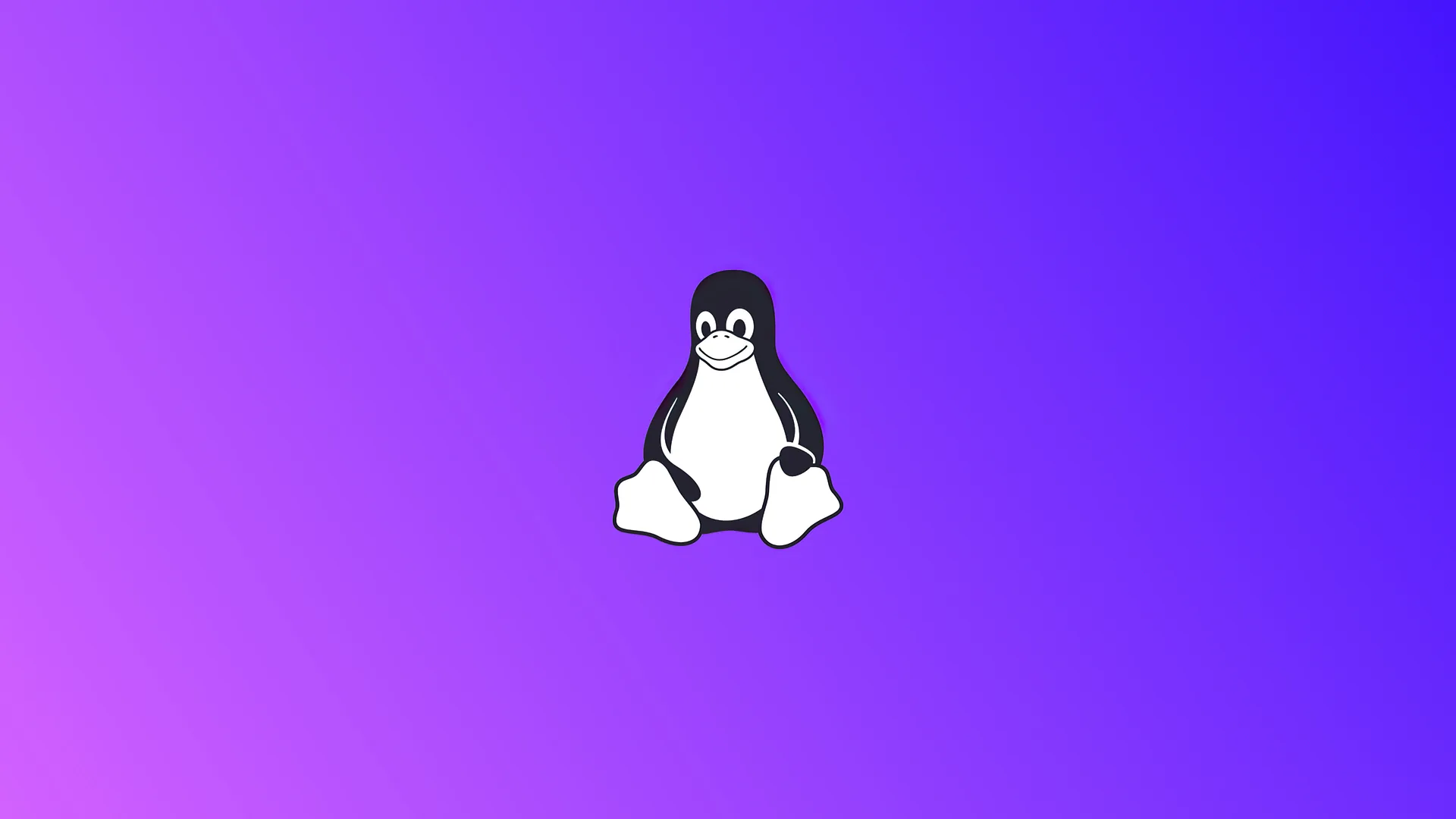 Pinguino Tux Linux minimal, 3840x2160 Ultra HD, 4K TV