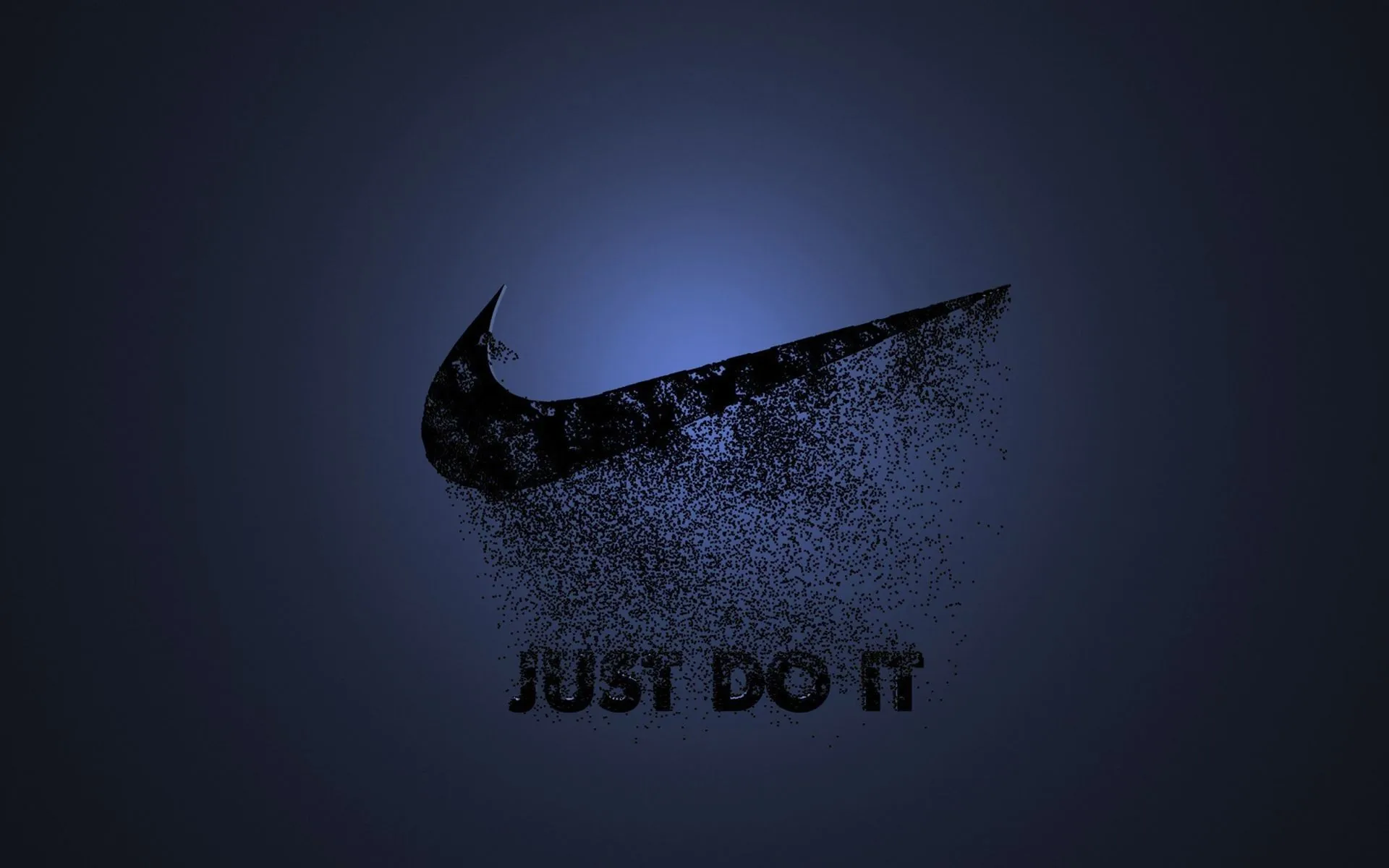 Logo Nike sfondo blu scuro, swoosh, 1920x1200 Full HD+, Laptop