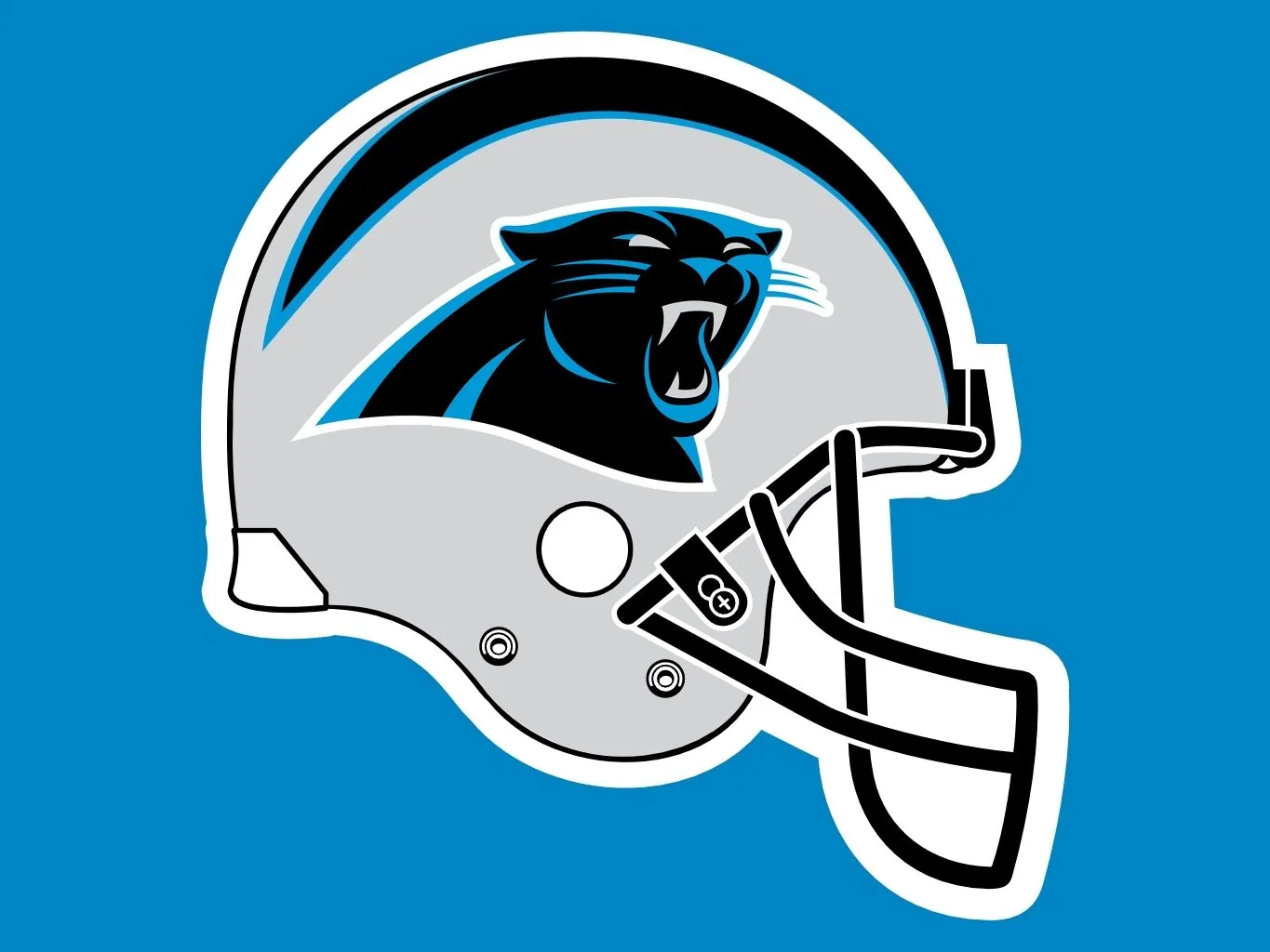 Casco Carolina Panthers NFL, football americano, 1365x1024 720p, Laptop