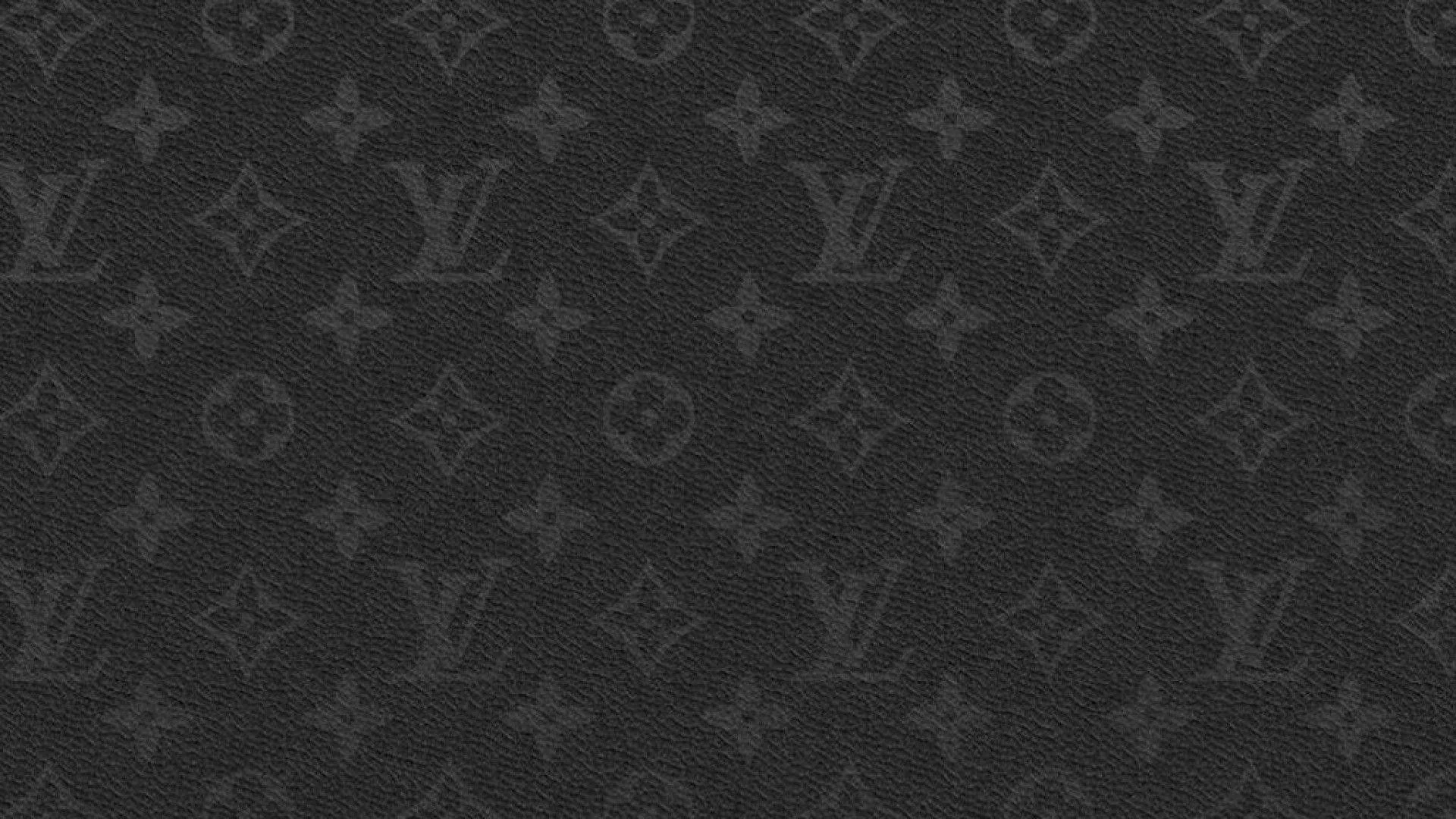 Pattern monogramma Louis Vuitton nero, francese, 1920x1080 Full HD, PC