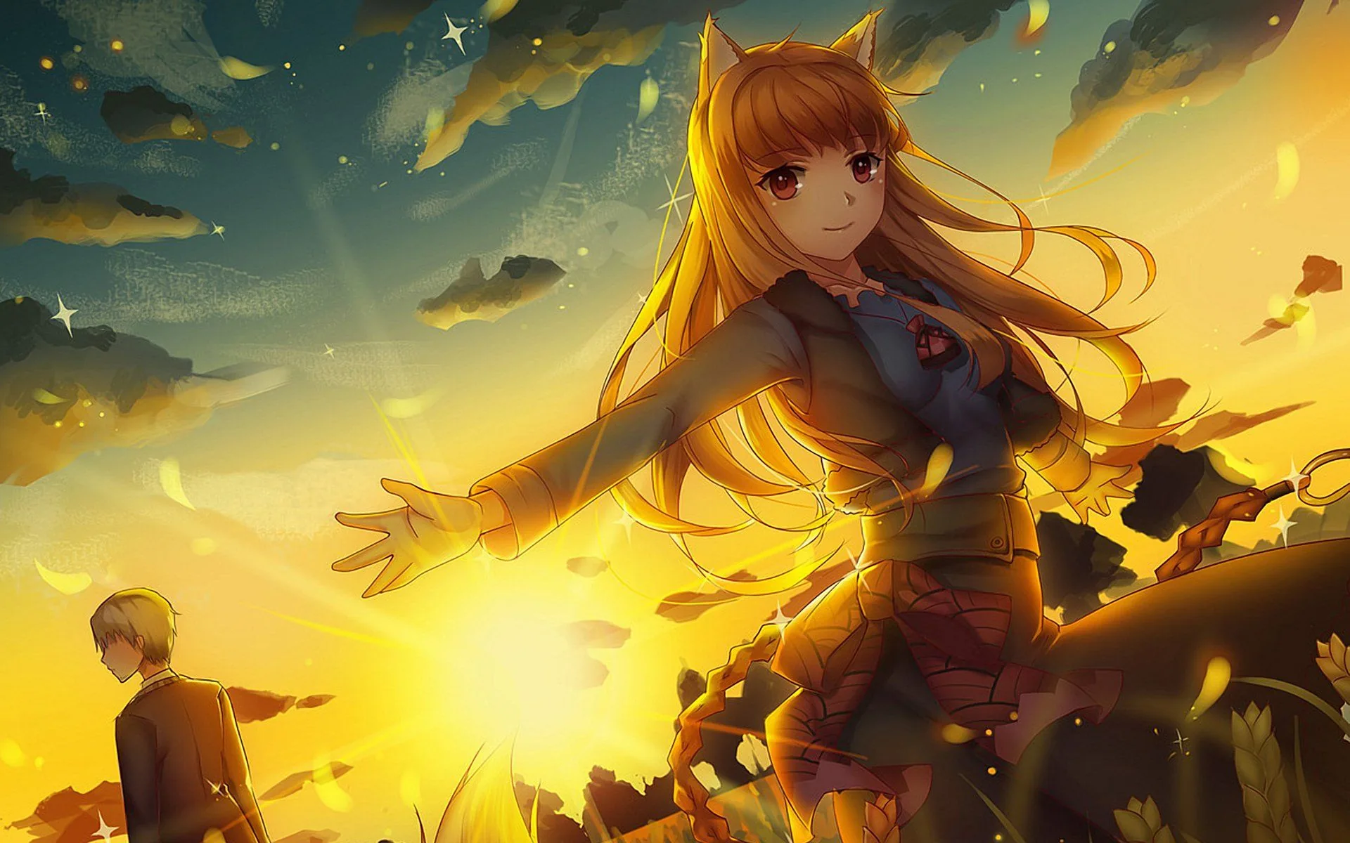 Holo Spice and Wolf tramonto, 1920x1200 WUXGA, PC
