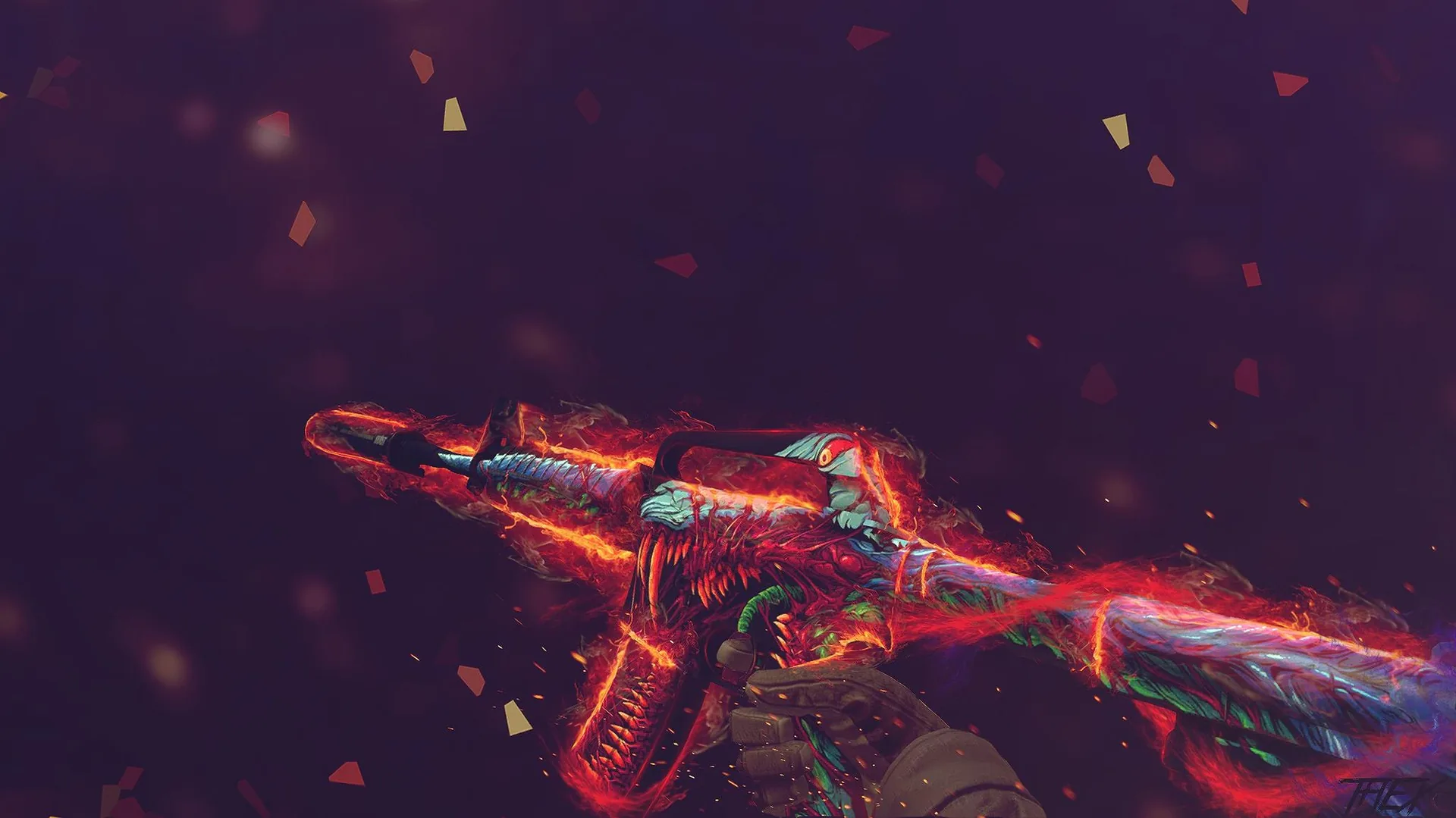 M4A1 Hyperbeast CS:GO, Counter-Strike, 2048x1151 Hi-Res, PC