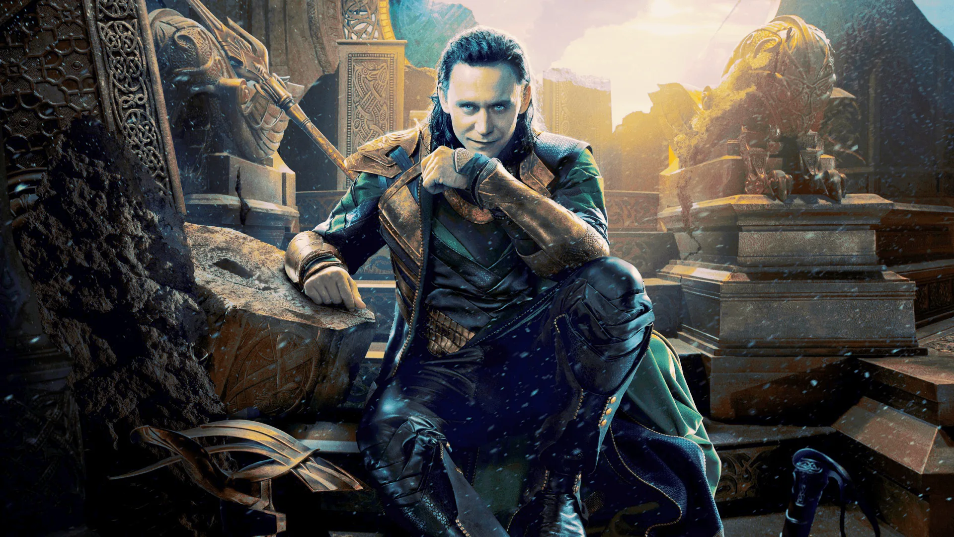 Loki seduto su trono, 1920x1080 1080p, Monitor Gaming