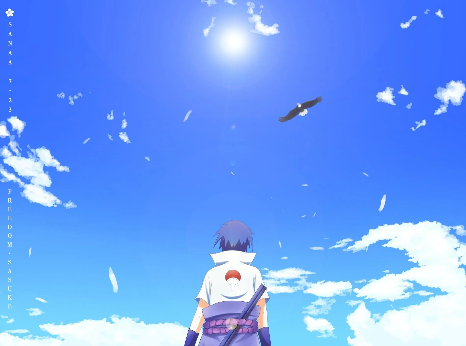 Sasuke Uchiha cielo blu, clan Uchiha, 1900x1411 900p, PC