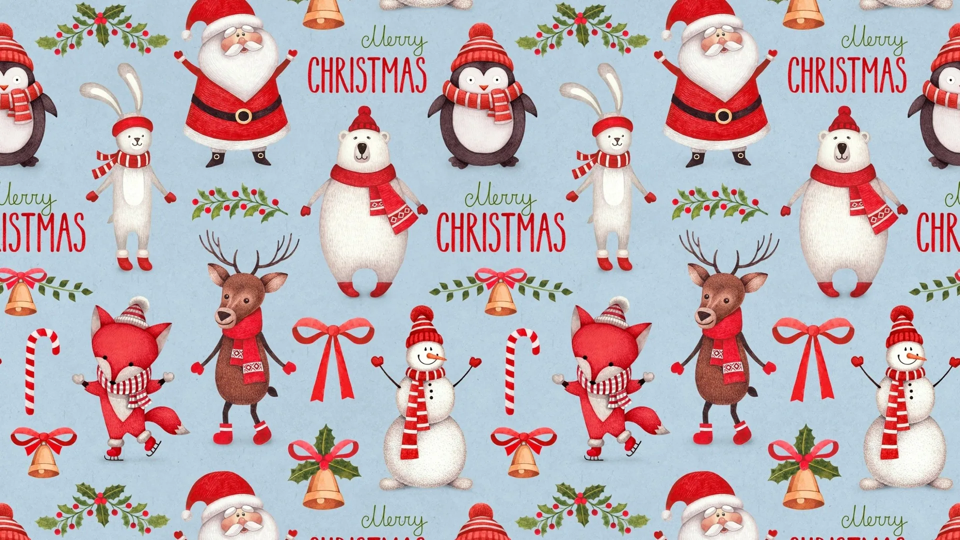 Babbo Natale, pupazzo di neve, renne carini, 2560x1440 1440p, Monitor Gaming